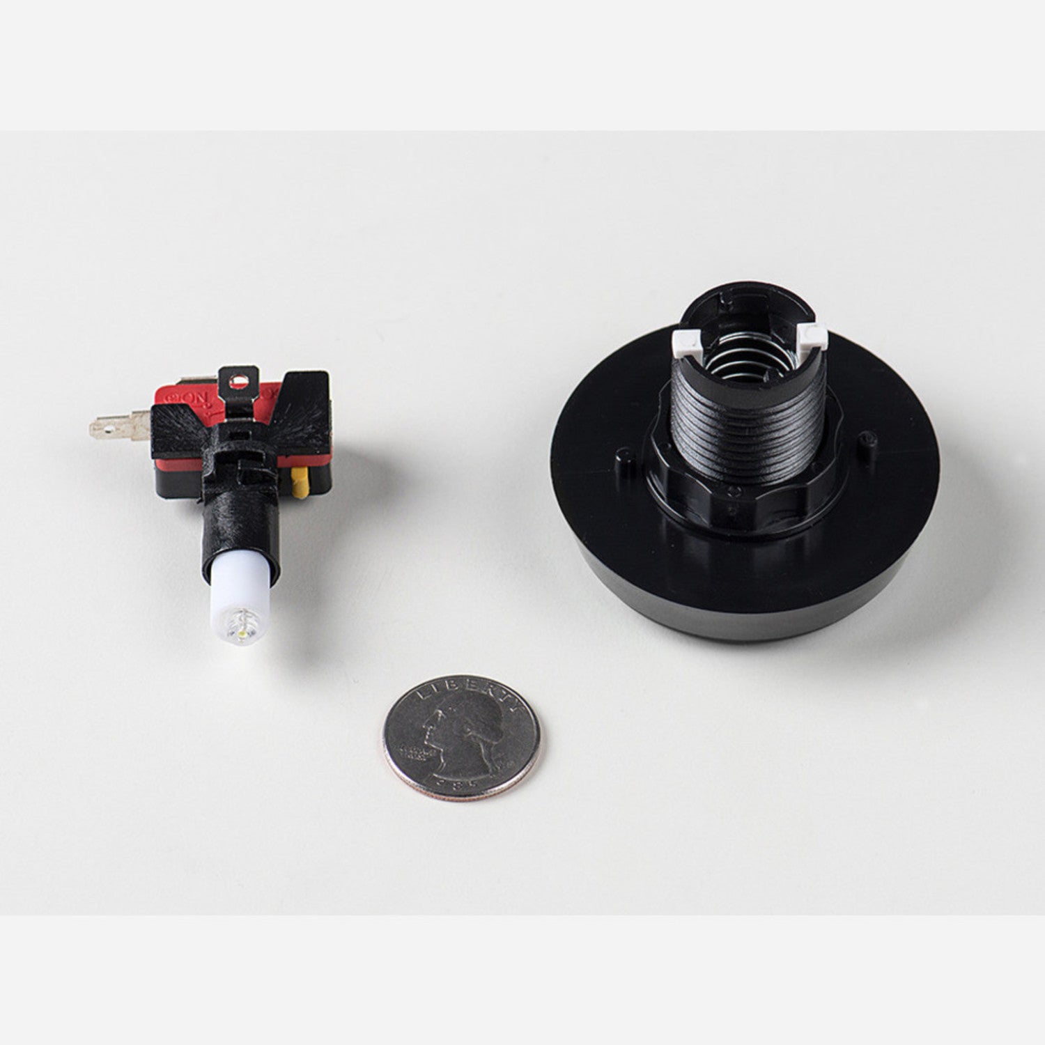 60mm Yellow Large Arcade Button with Optional LED Lighting