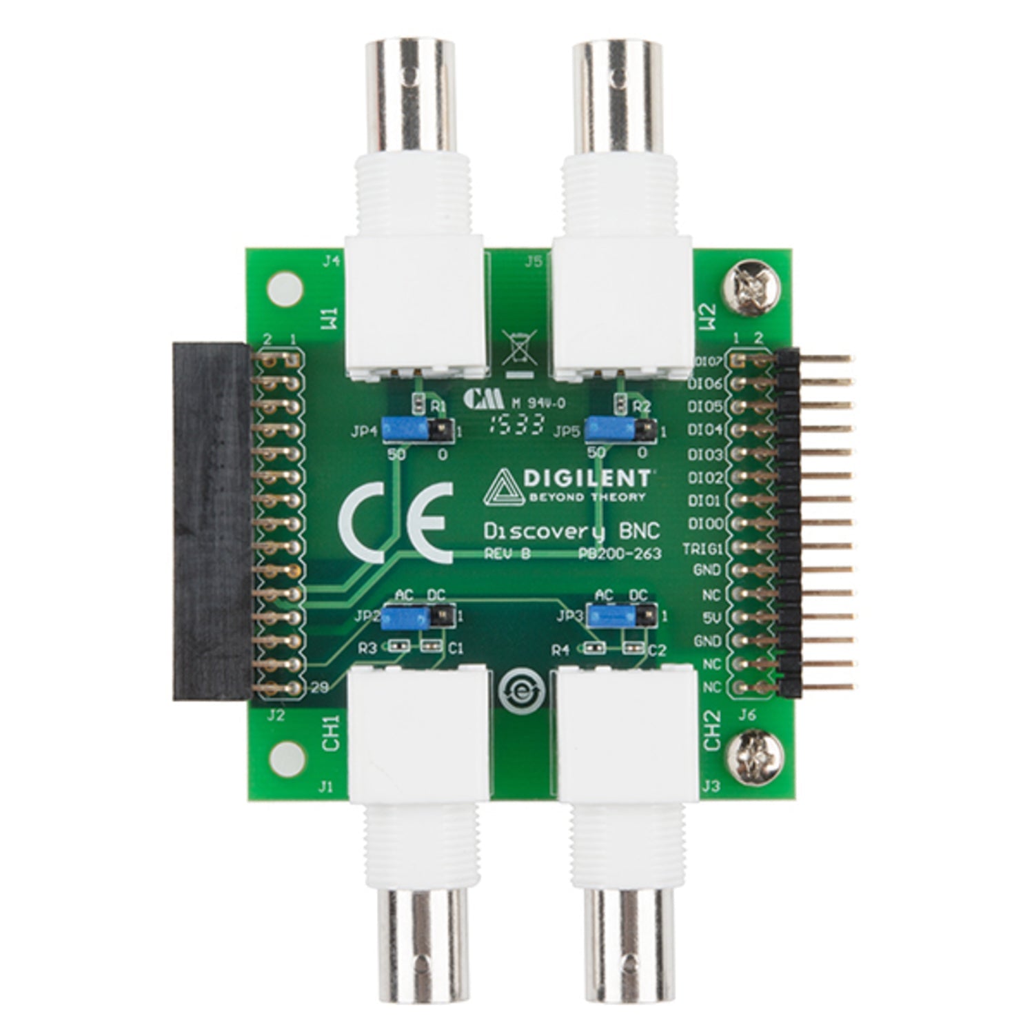 Digilent High - Performance BNC Adapter Board for Analog Discovery 2