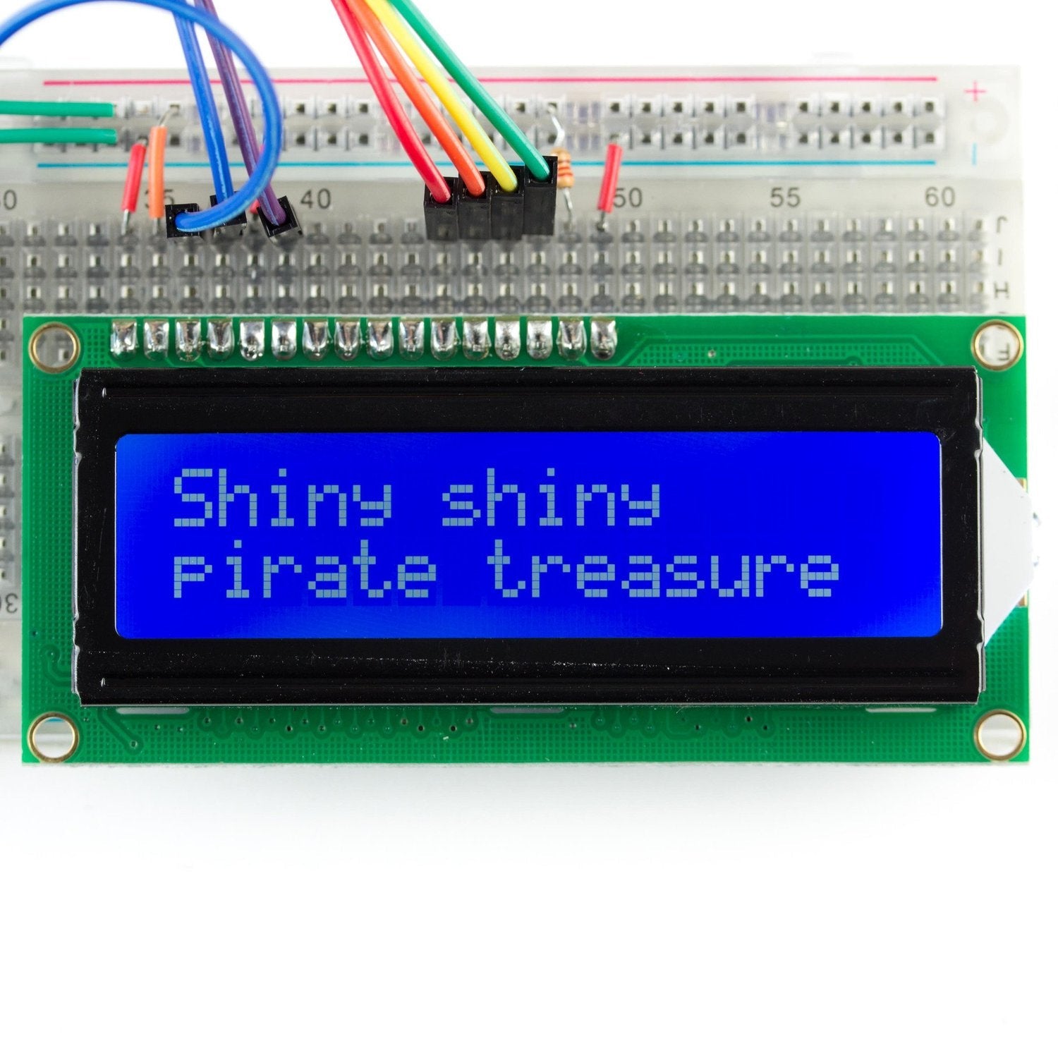 16 x 2 Low - cost Pre - soldered LCD Screen for Microcontrollers
