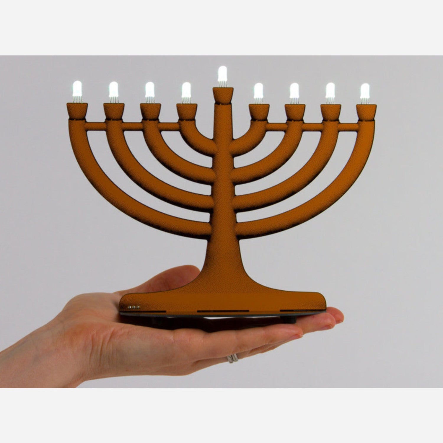 Coolest Programmable USB - Powered LED Hanukkah Mega Menorah 9000 from Evil Mad Scientist Labs