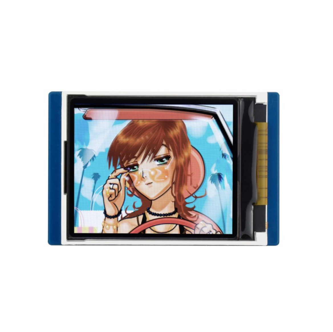 1.8 - inch LCD Display Module with 65K Colors and 160×128 Resolution for Raspberry Pi Pico, Featuring SPI Interface