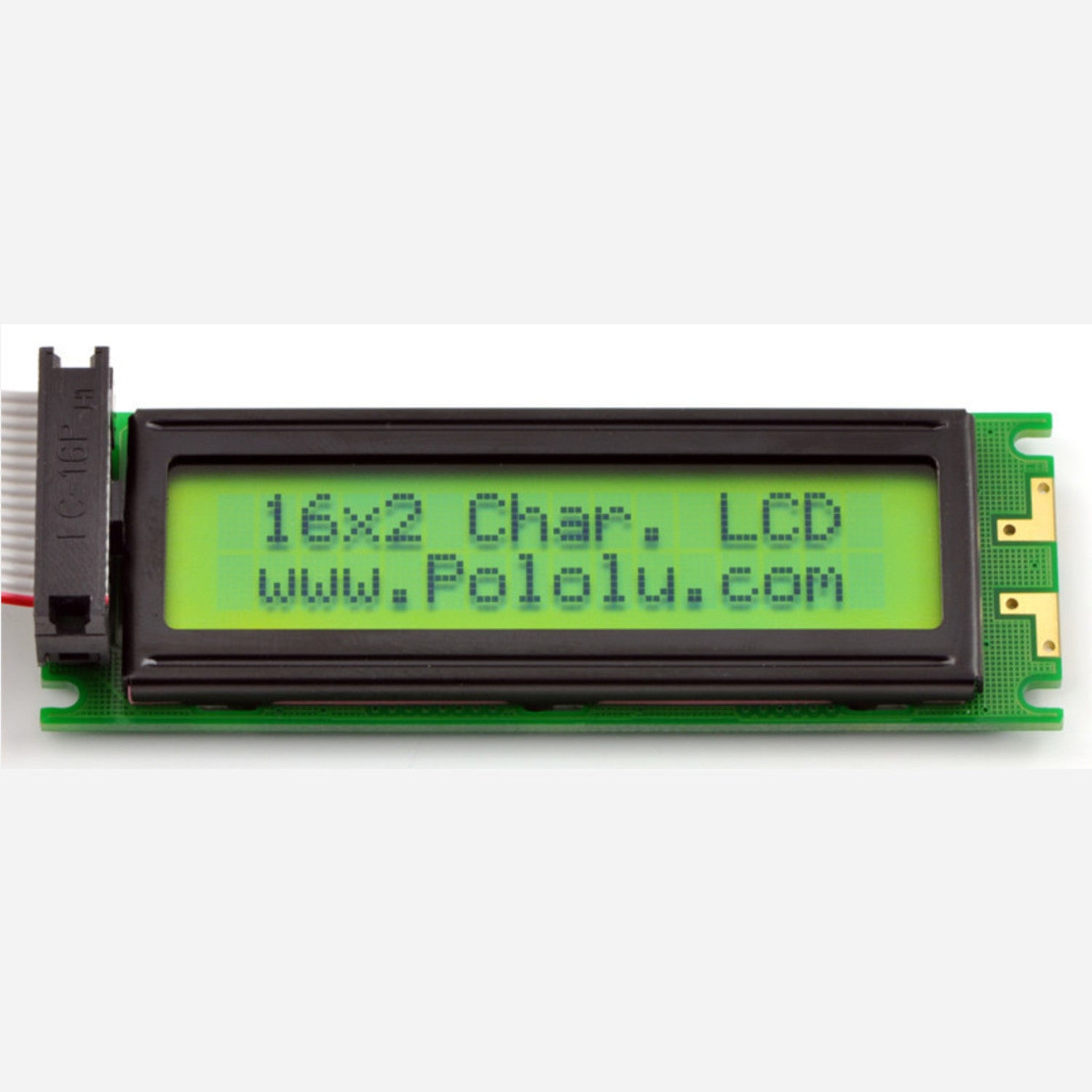 16x2 Parallel Interface Character Liquid Crystal Display