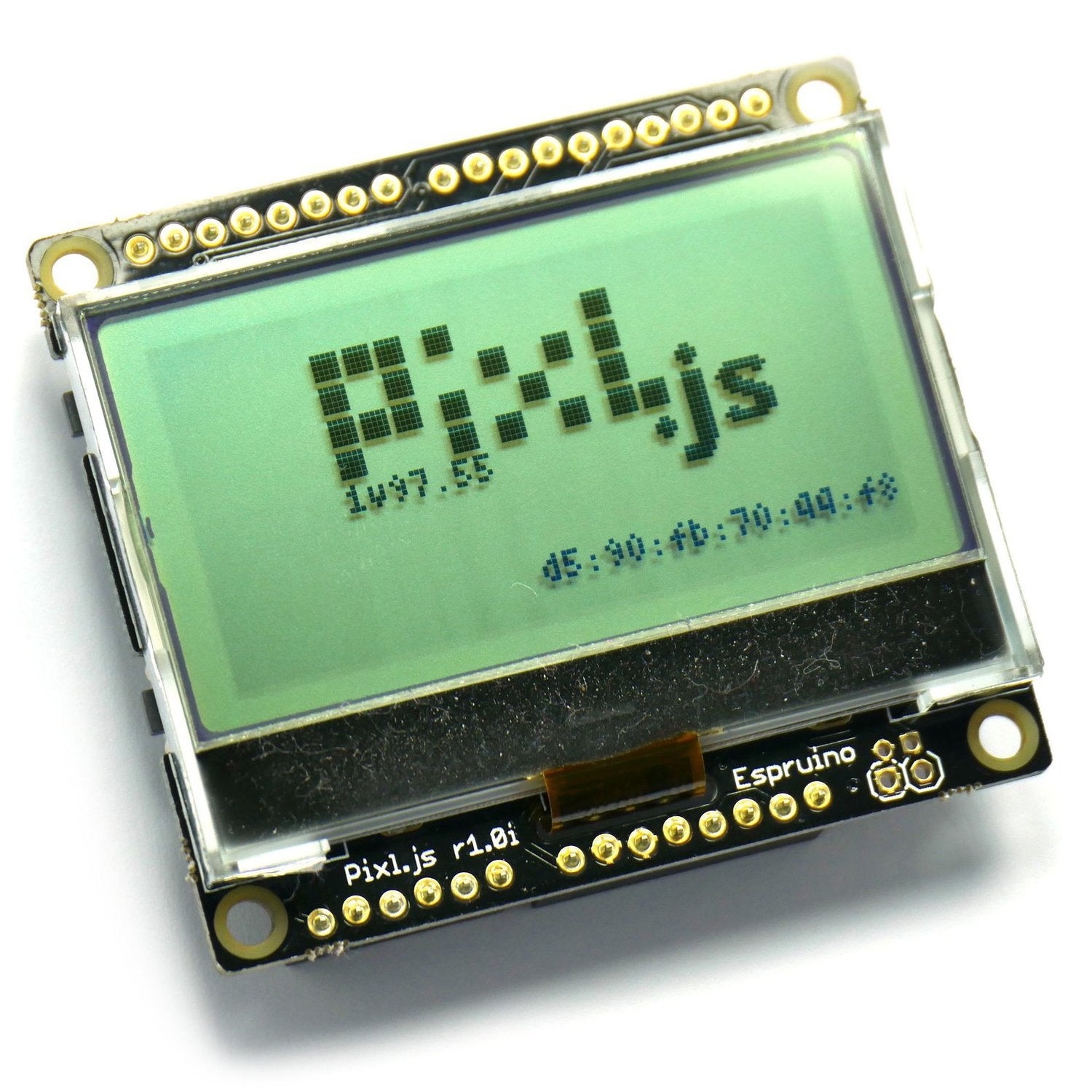 Espruino Pixl.js Smart LCD Device with Bluetooth LE Functionality