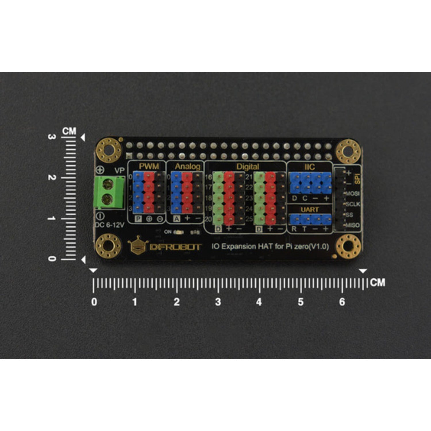 Compact IO Expansion HAT for Raspberry Pi Zero/Zero W with Multiple Ports