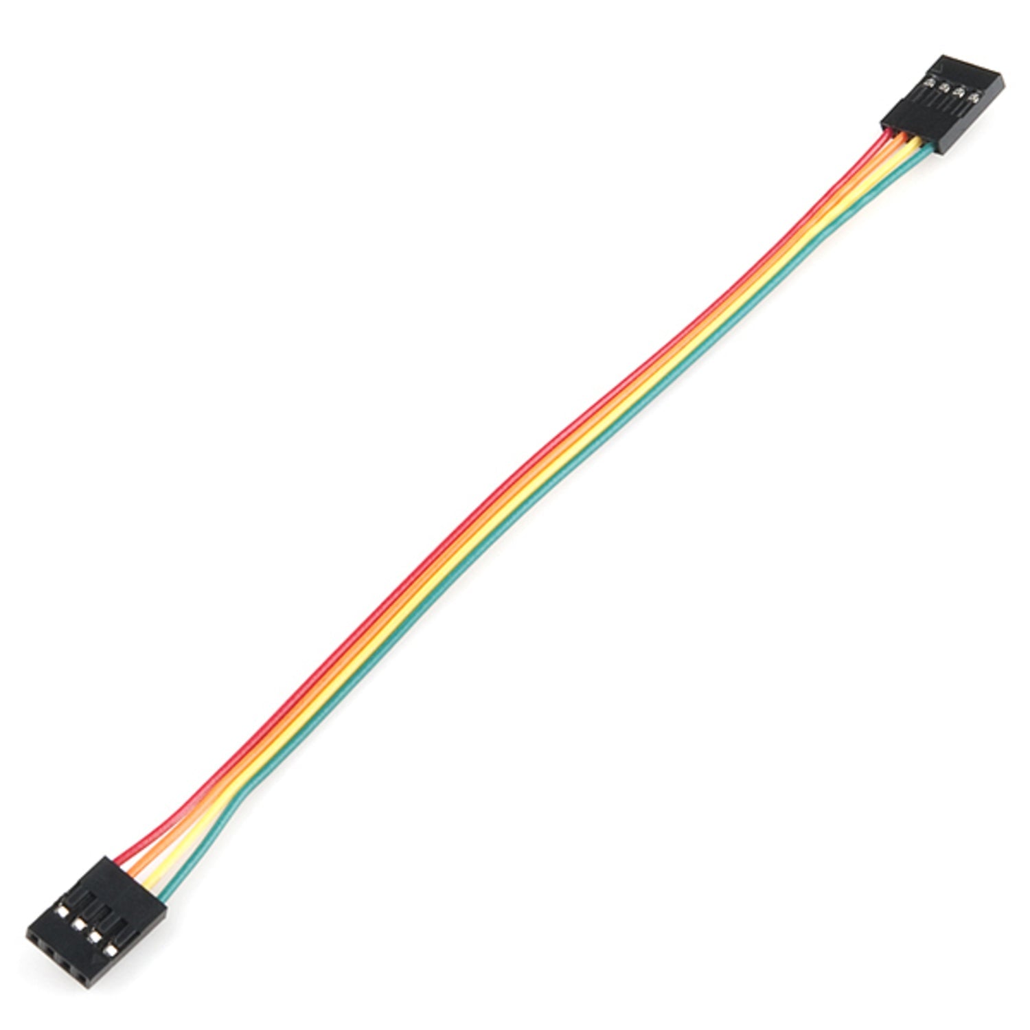 Electrical Jumper Wire - 0.1 Inch, Four - Pin, Six - Foot Length