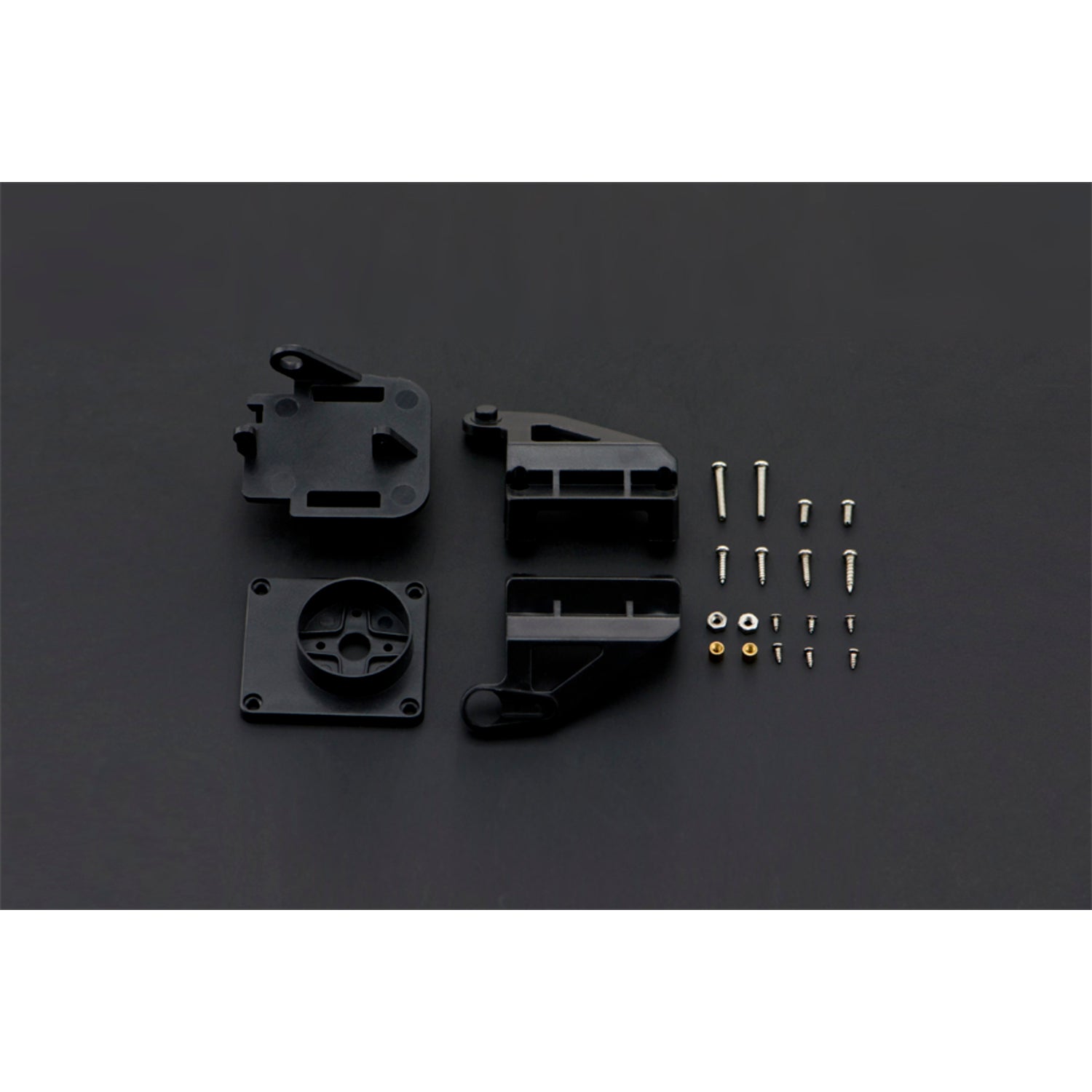 Versatile FPV Nylon Pan and Tilt Kit Without Servo for Robots and Drones