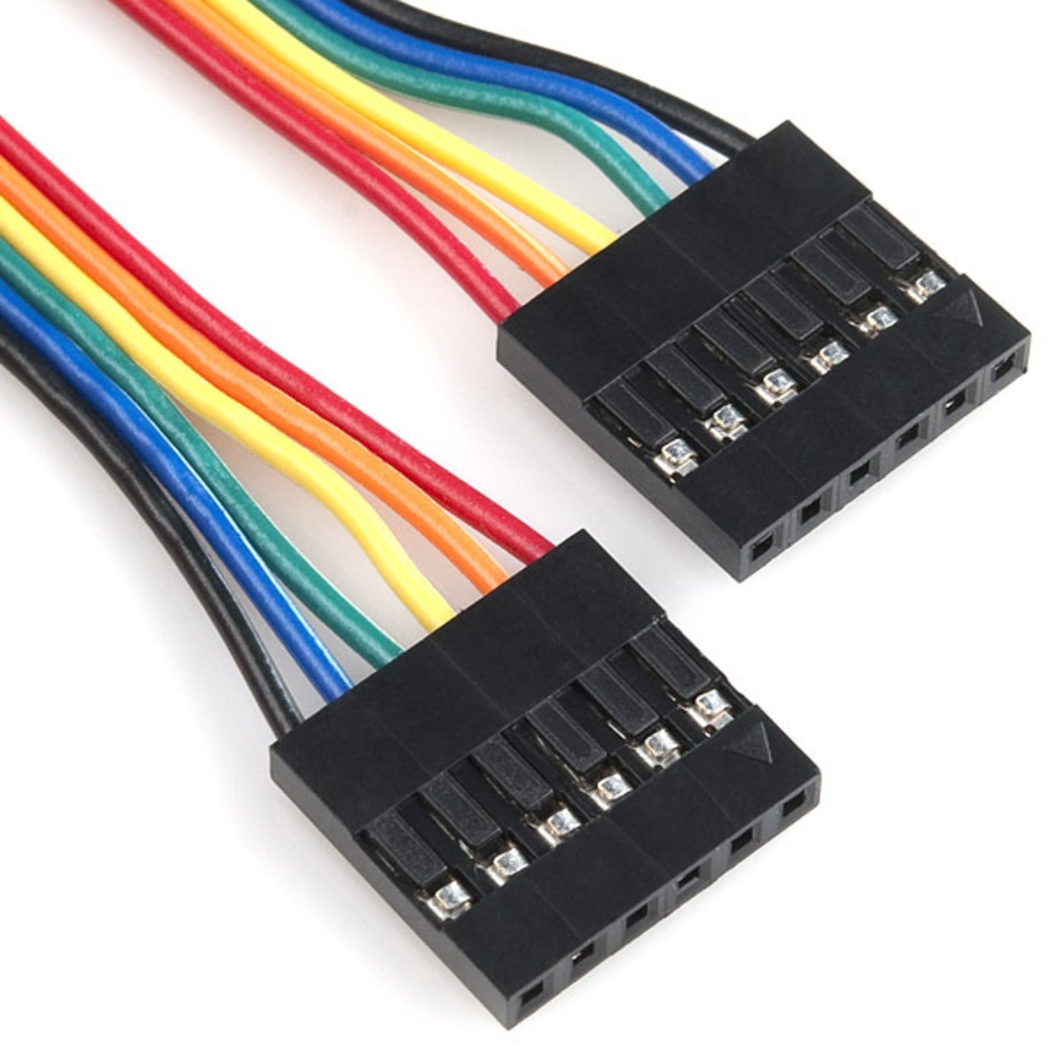 6-Pin, 12-Foot Long Jumper Wire with 0.1-Inch Spacing for Circuit Boards