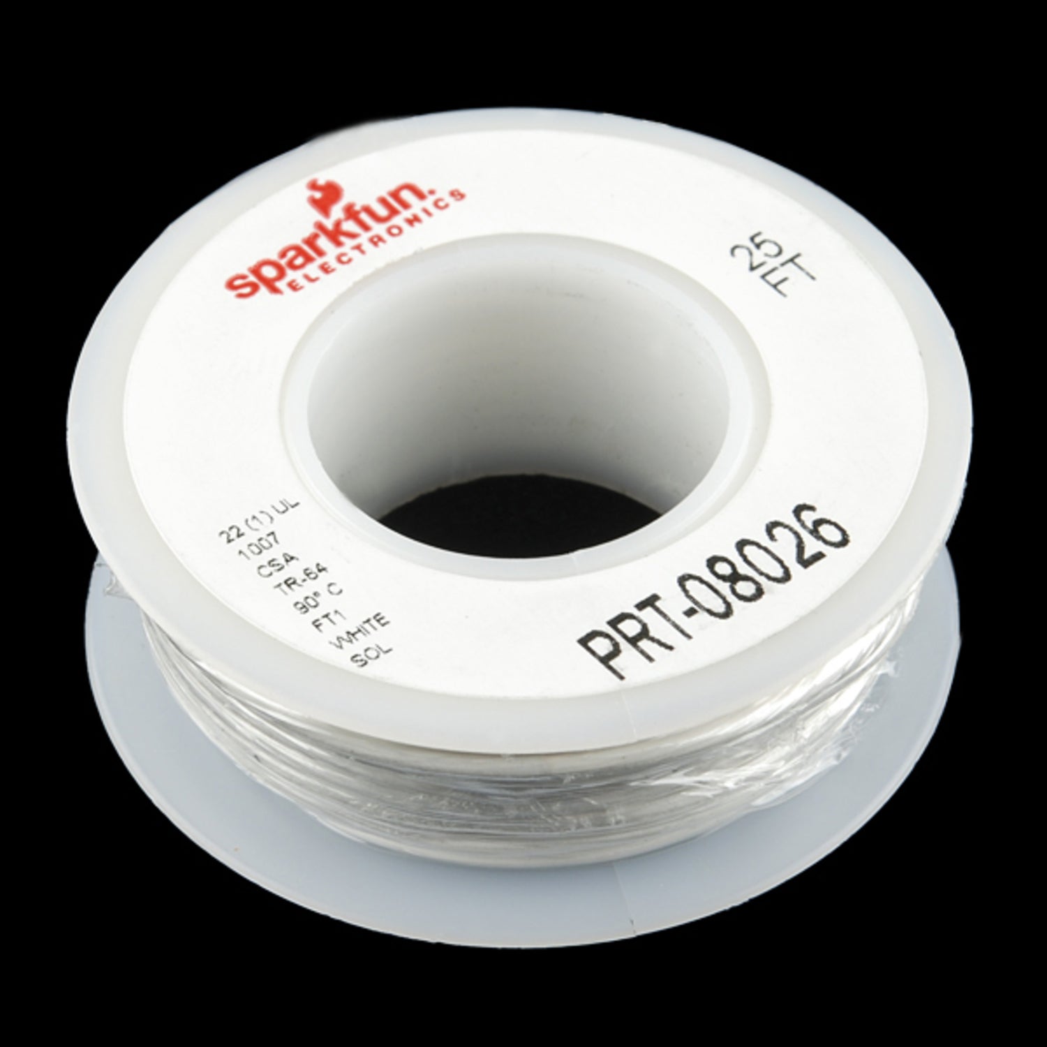 22 AWG Sturdy White Hook-up Wire for Breadboard and Projects