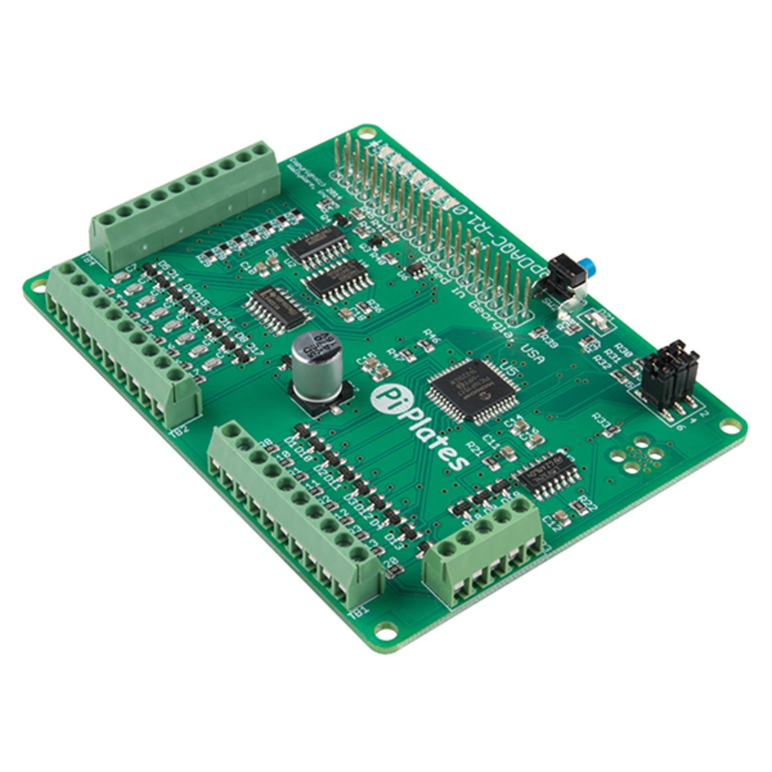 Pi-Plates DAQCplate (Data Acquisition and Controller) for Raspberry Pi Expansion