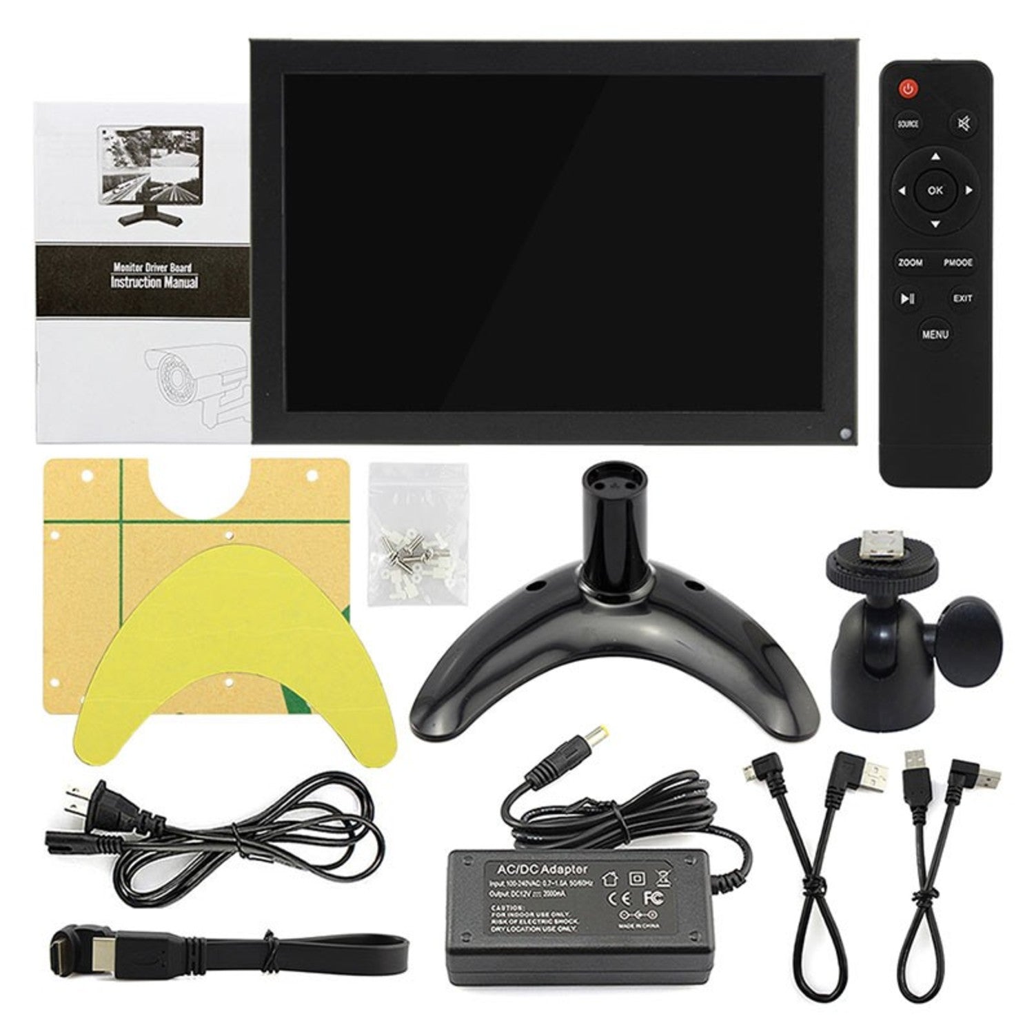 10.1 Inch Portable Metal Shell IPS TFT 1280x800 Touch Monitor for Raspberry Pi