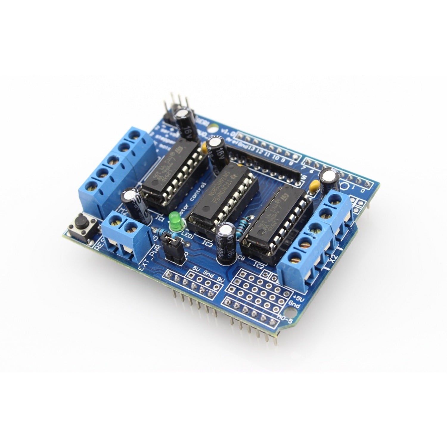 High - Performance Four - Channel Motor Shield Compatible with Arduino