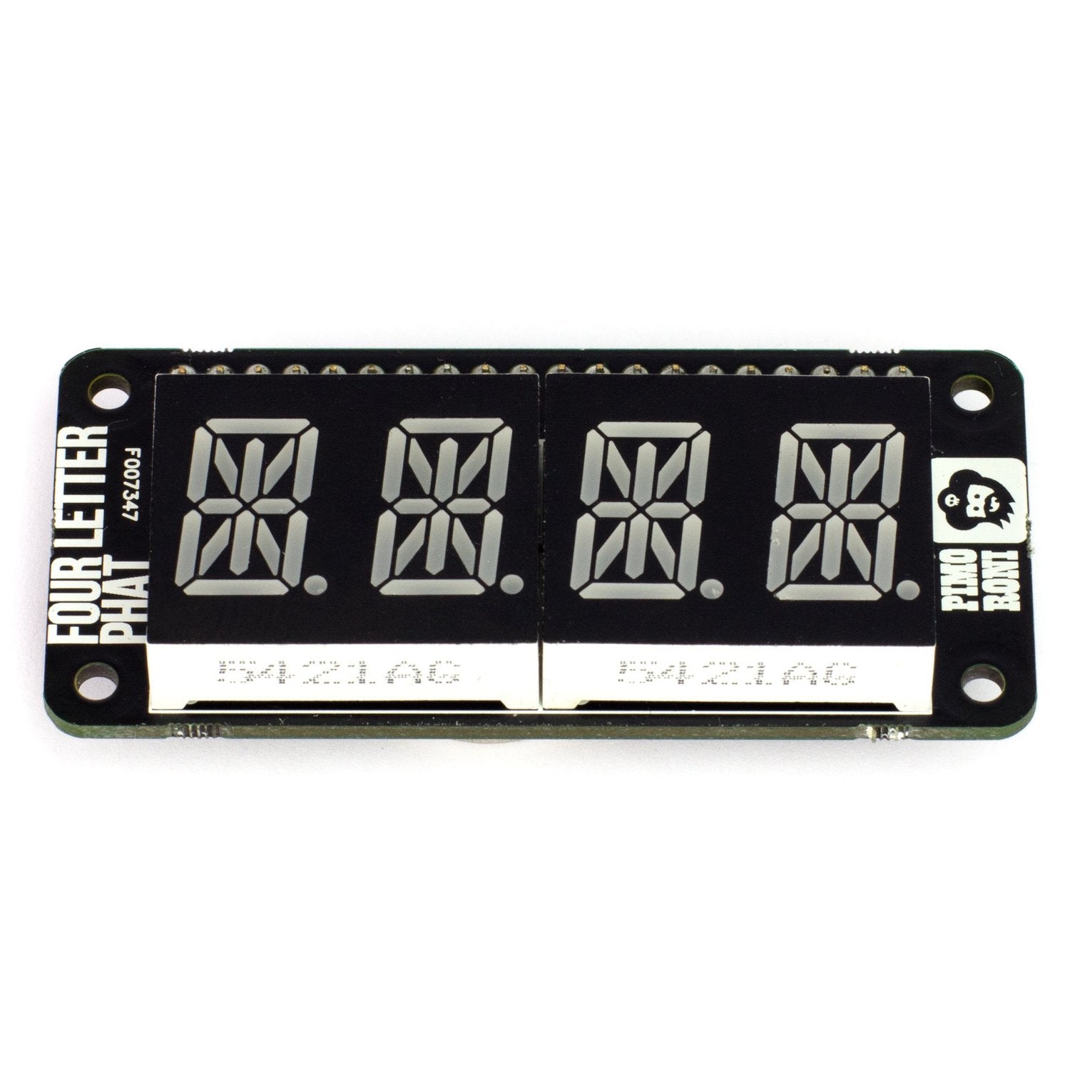 Four - Segment Letter Display pHAT for Raspberry Pi Projects