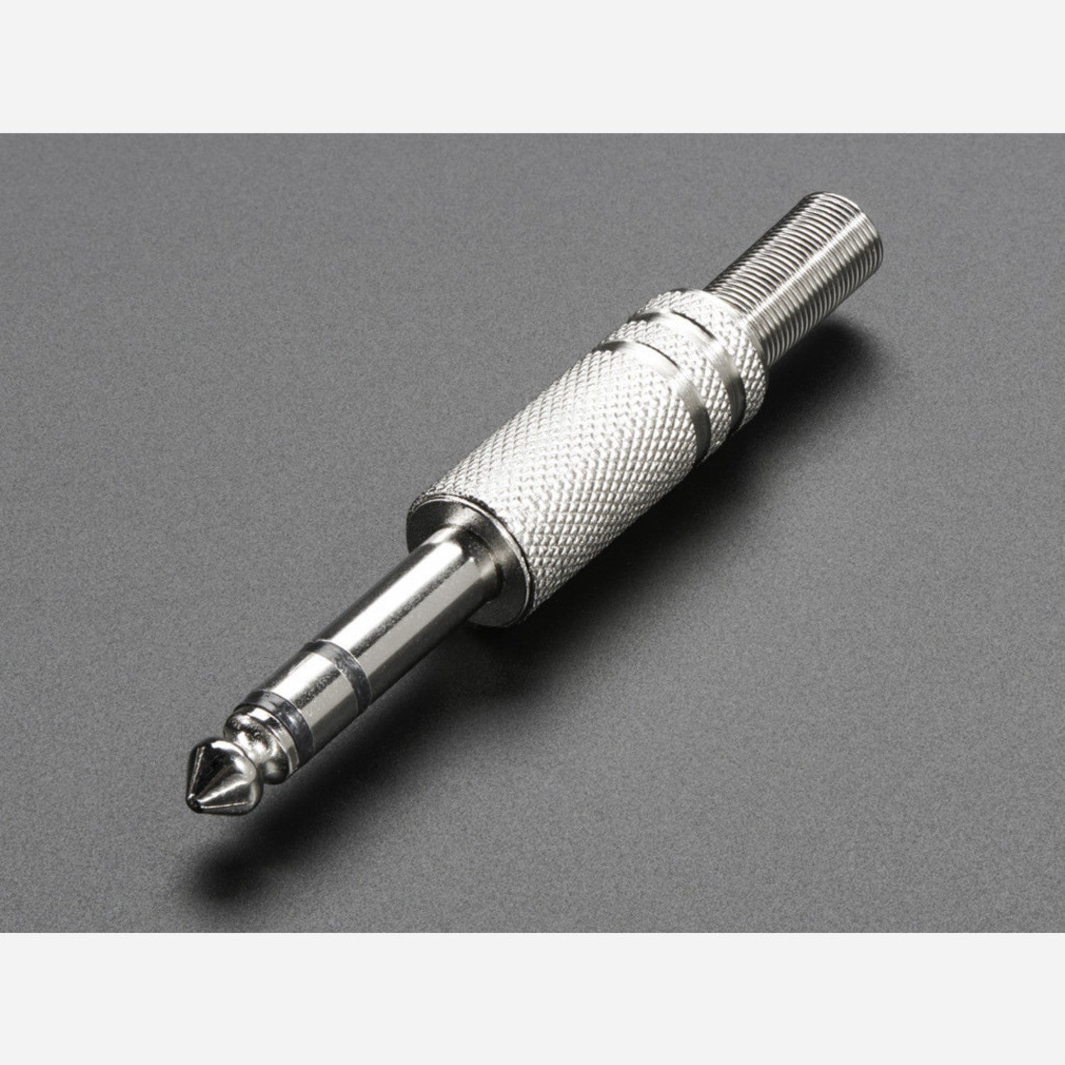Durable 1/4 (6.35mm) DIY Metal Stereo Audio Plug for Heavy - Duty Use