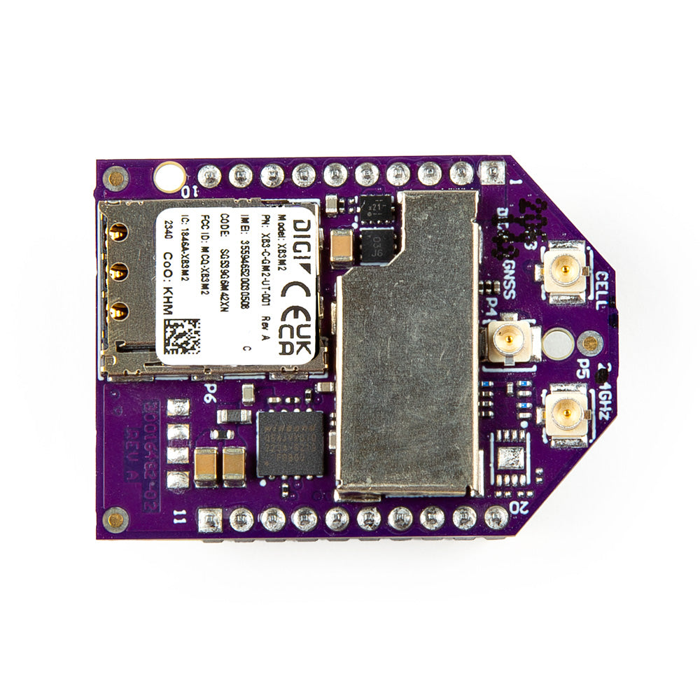 Digi XBee® 3 Global Low-Power LTE-M/NB-IoT and GNSS Cellular Module without SIM Card