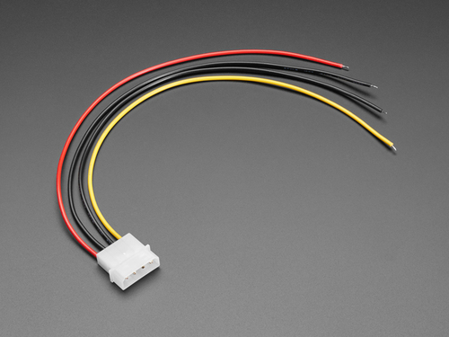 30cm Long 4-Pin Molex IDE Socket Cable for Big Power Projects