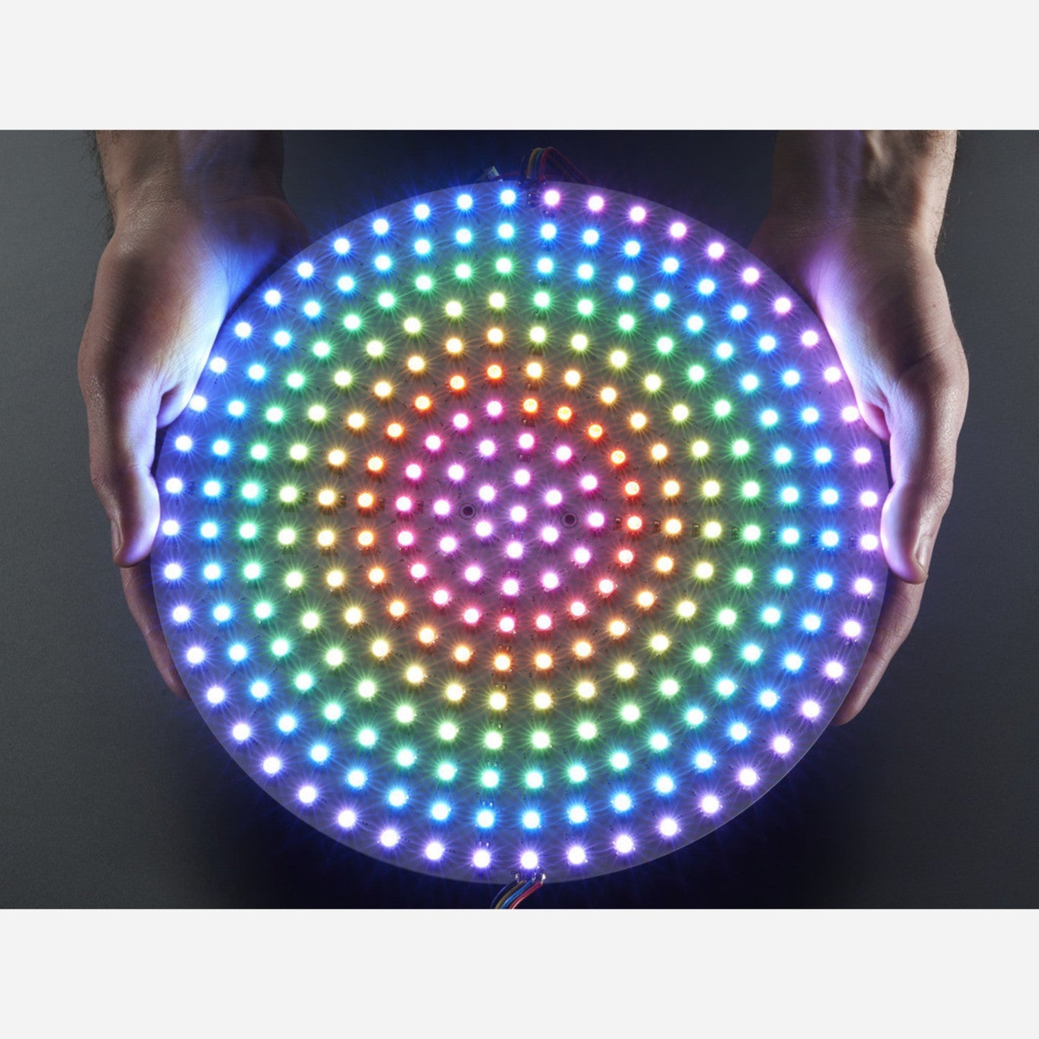 240mm Diameter Circular DotStar RGB LED Disk for Stunning Lighting Displays
