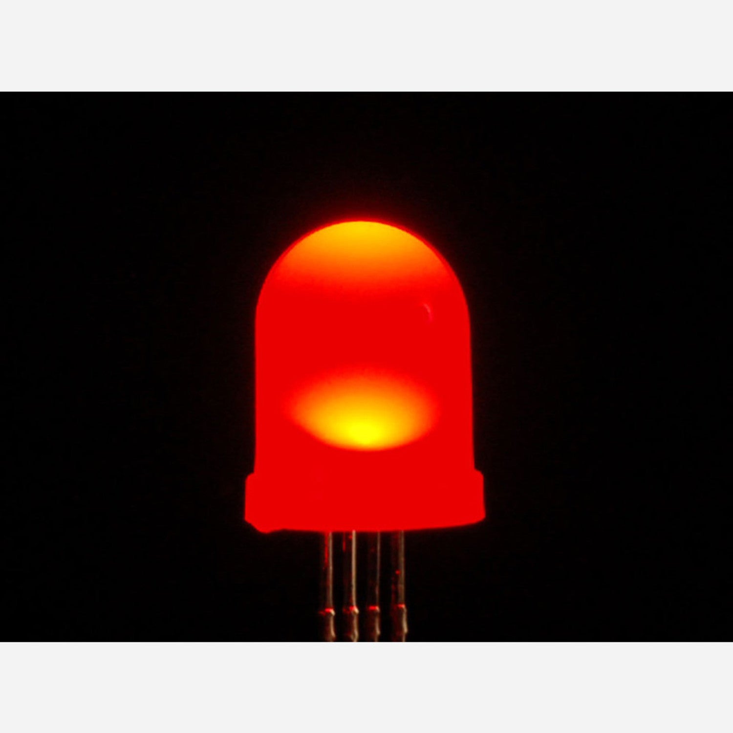 10-Pack of 10mm Diffused RGB (Tri-Color) Common Anode LEDs for Stunning Color Effects