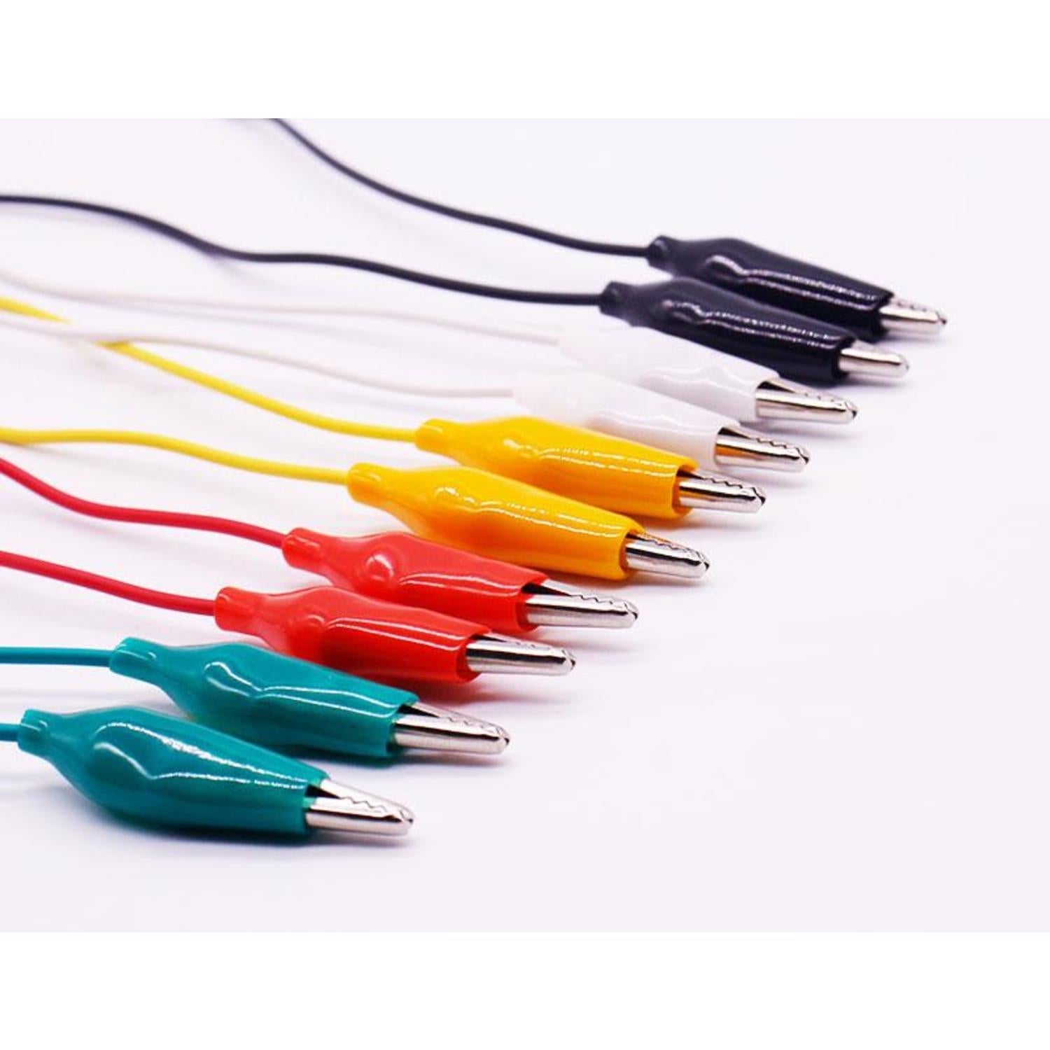 10-piece Set of 35cm DIY Alligator Clips Connection Cables for BBC micro:bit