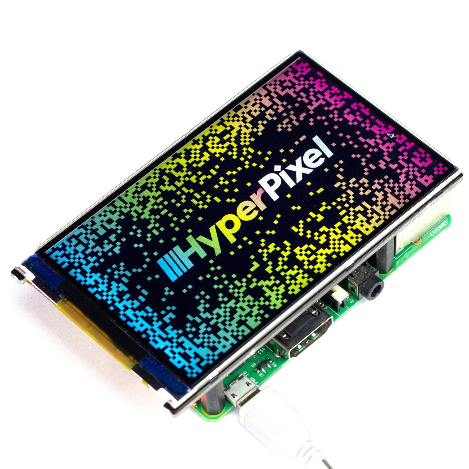 HyperPixel 4.0 High-Resolution TFT Display with Optional Capacitive Multi-Touch for Raspberry Pi