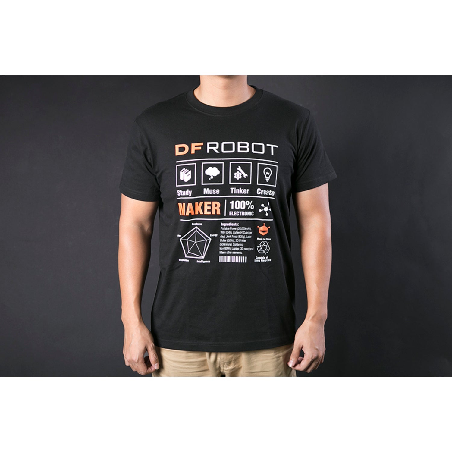 DFRobot Stylish Maker Cotton T-Shirt - Size Large