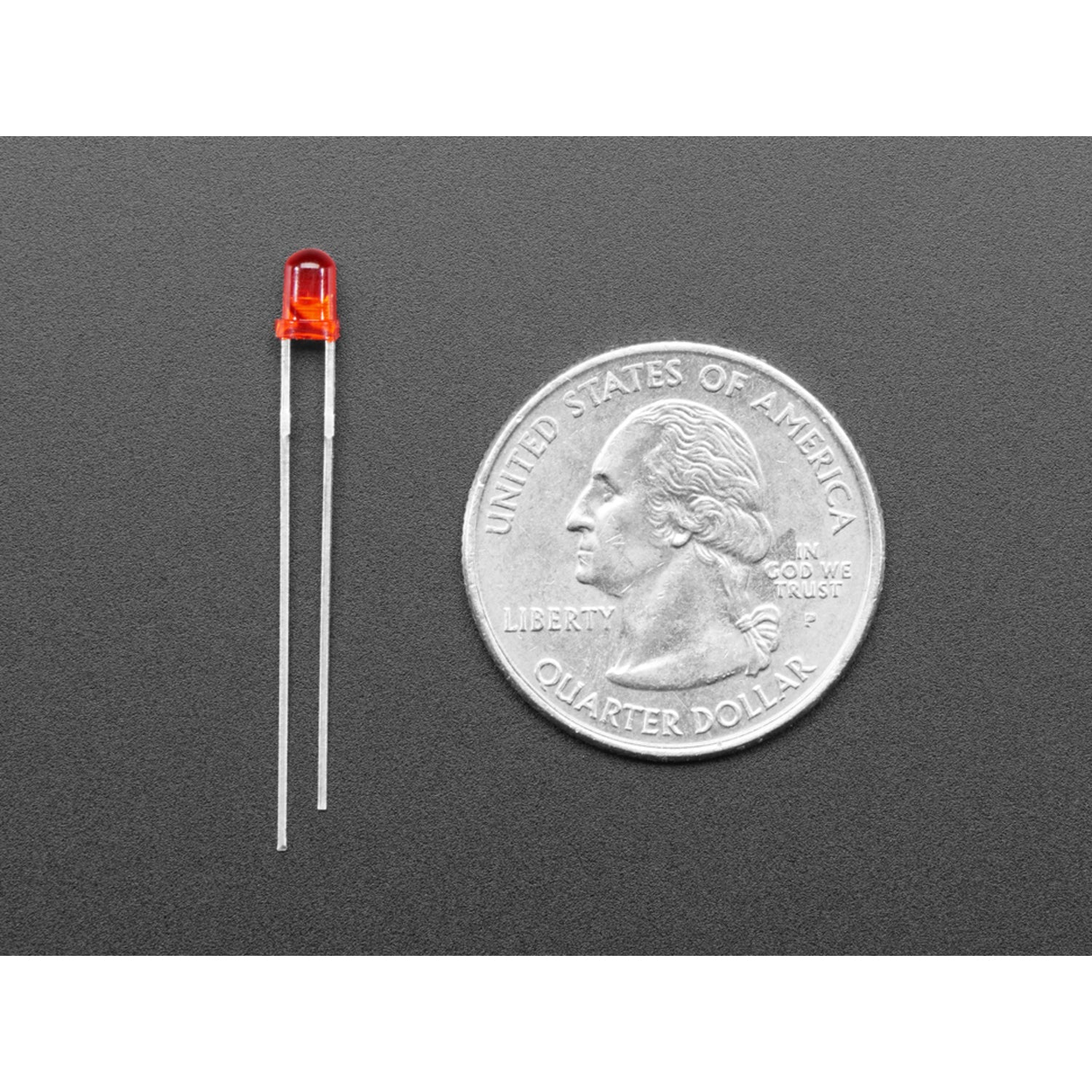 25-Piece Pack of 3mm Diffused LEDs with 5 LEDs in Each of 5 Distinct Colors for Electronics Projects