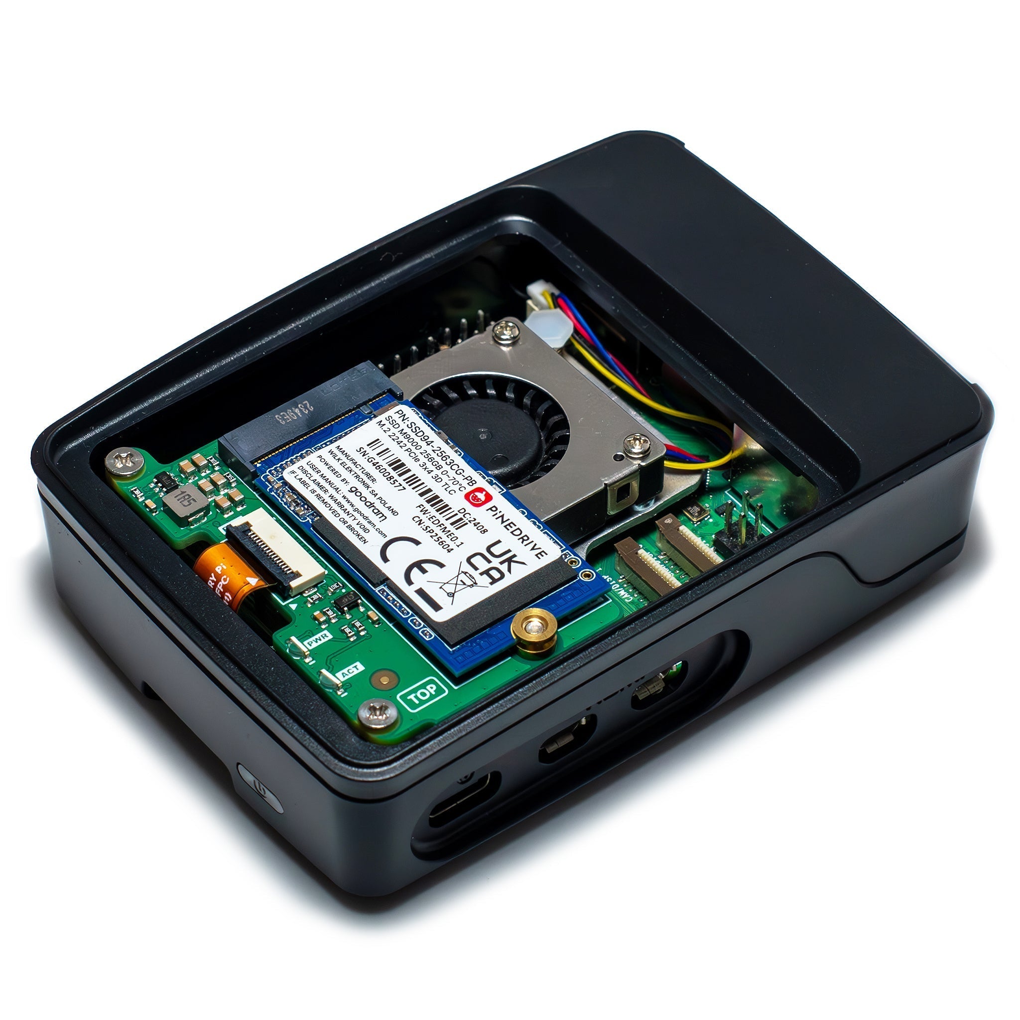 Pineboards HatDrive! Nano - Compact M.2 HAT for Raspberry Pi 5