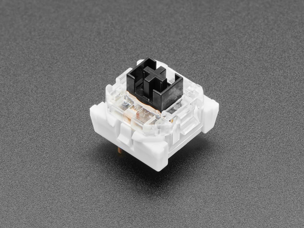 12-Pack of Half-Height, Low-Profile Mechanical Keyboard Key Switches Compatible with MX Layouts