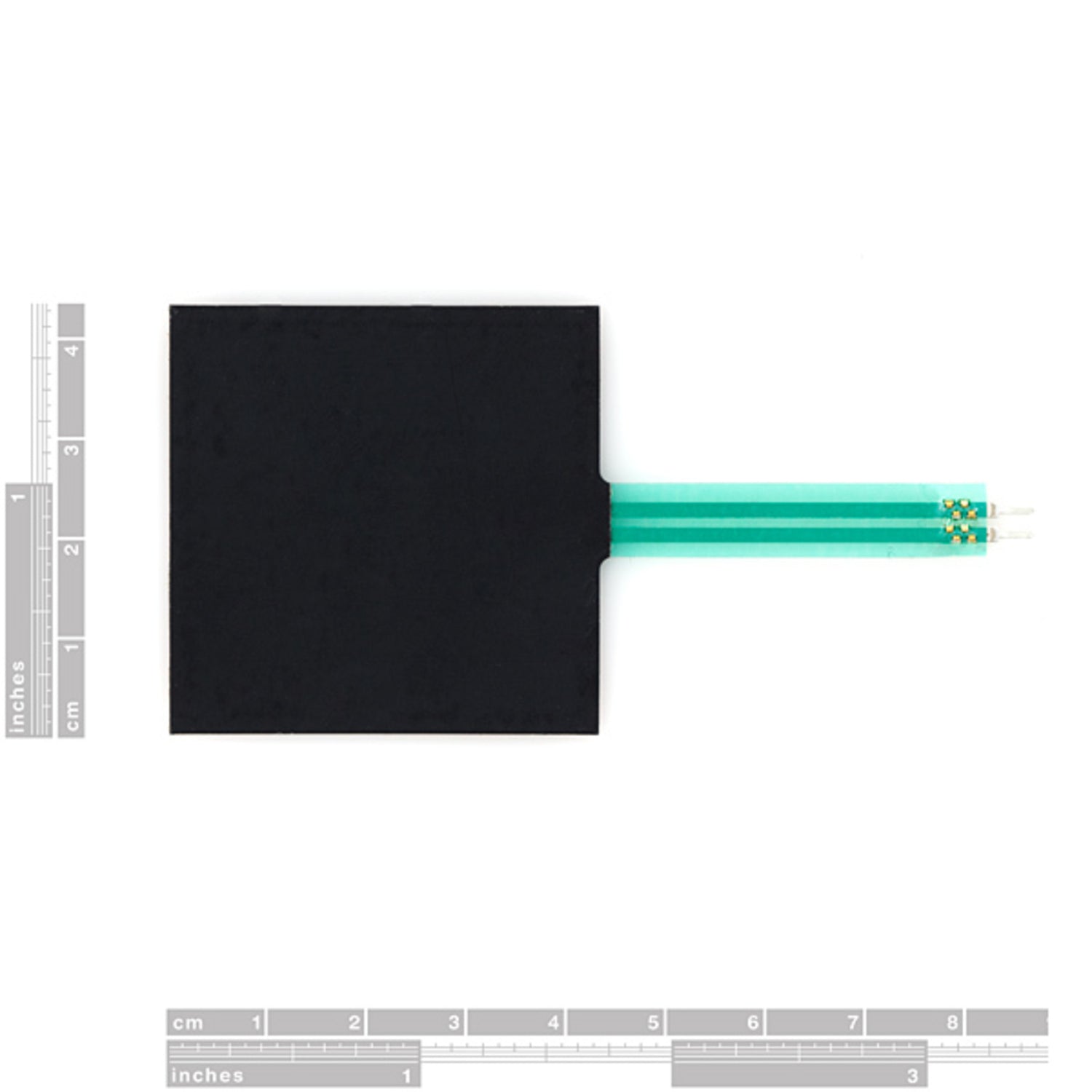 Square-shaped Force Sensitive Resistor for Pressure Sensing Applications