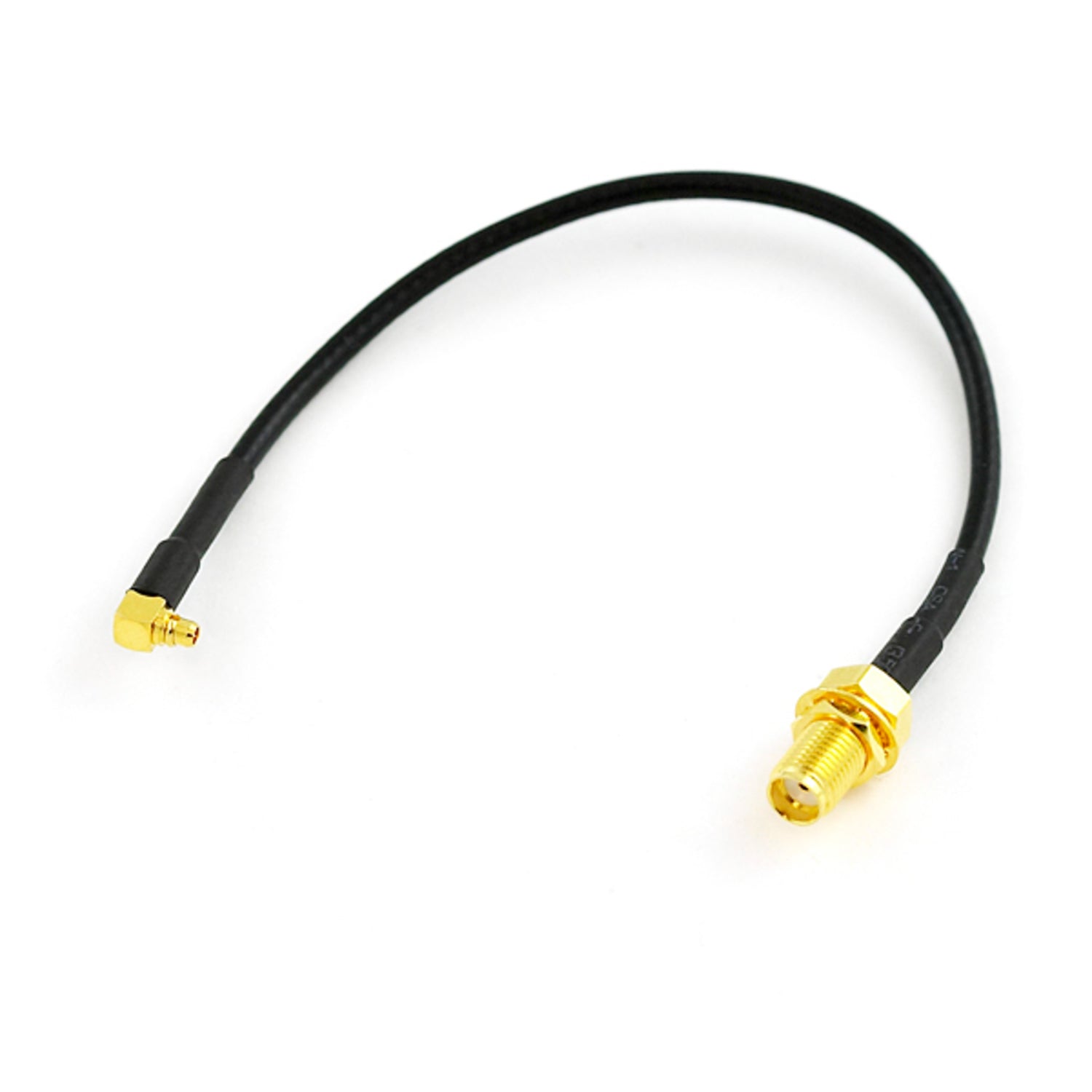 MMCX to SMA Interface Cable - Adapter for Connecting MMCX Jack to Standard SMA Bulkhead
