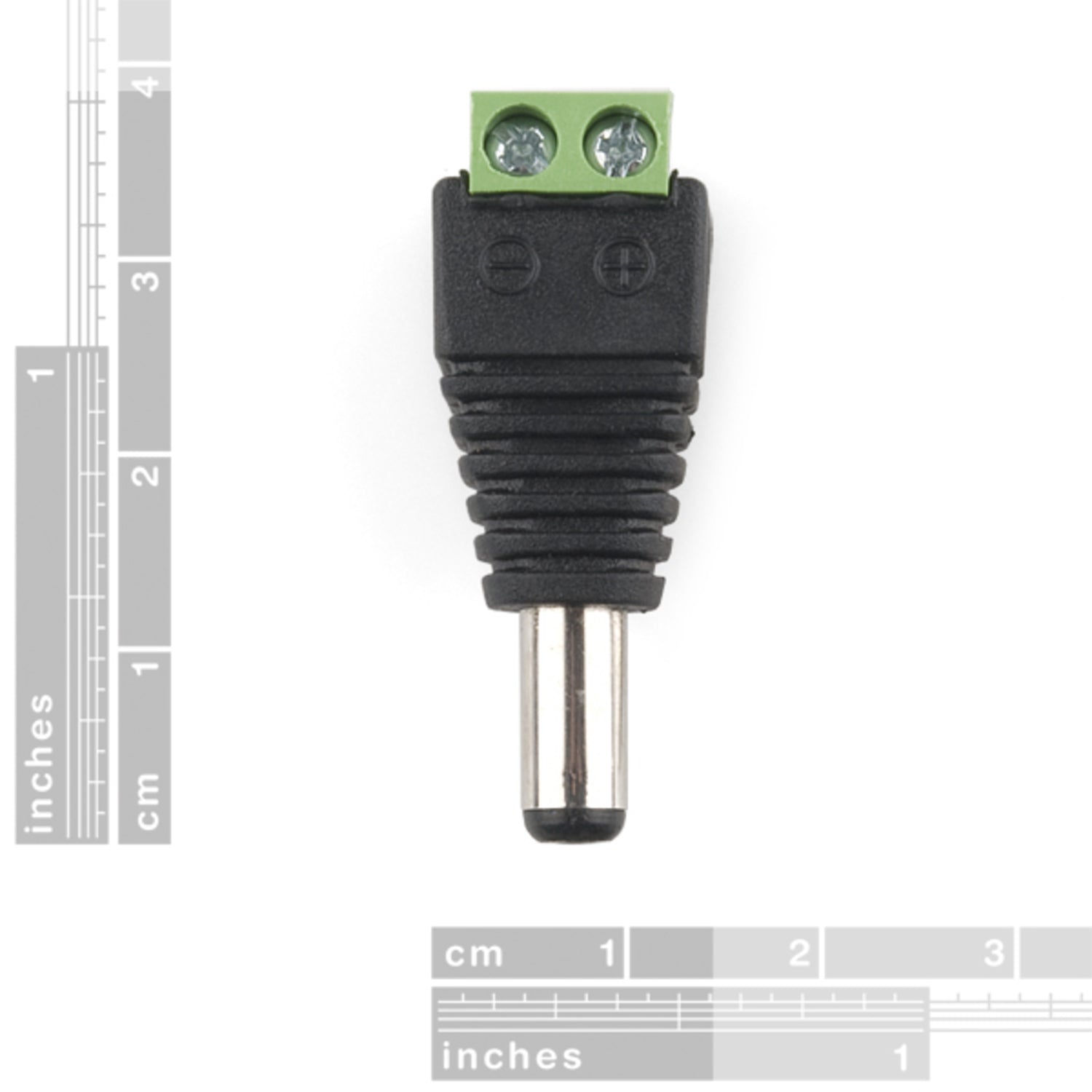 Male DC Barrel Jack Adapter for Easy Bare Wire Connection