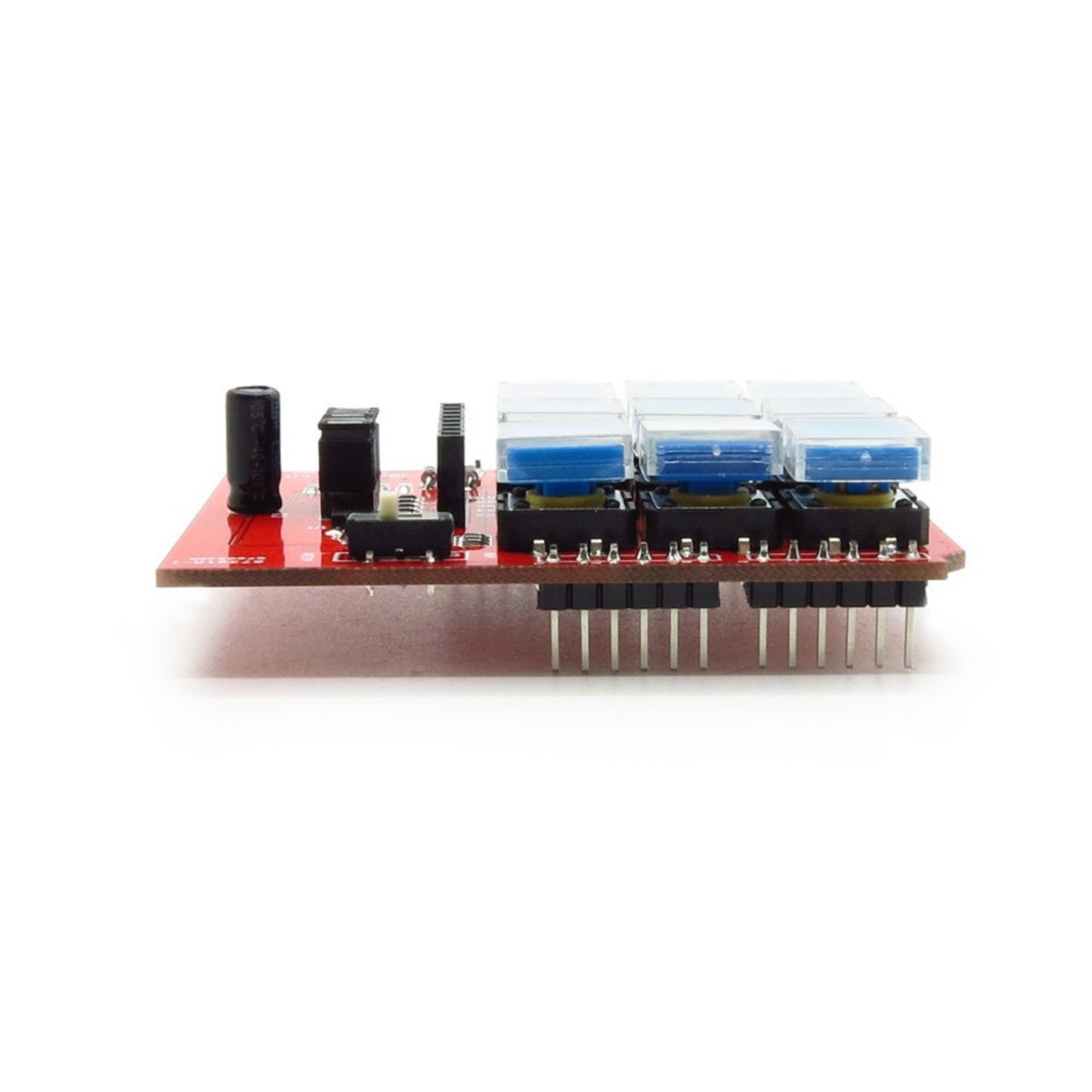 Compact IBridge Lite 3X3 Keypad Shield with 5110 Graphic LCD Interface for Arduino