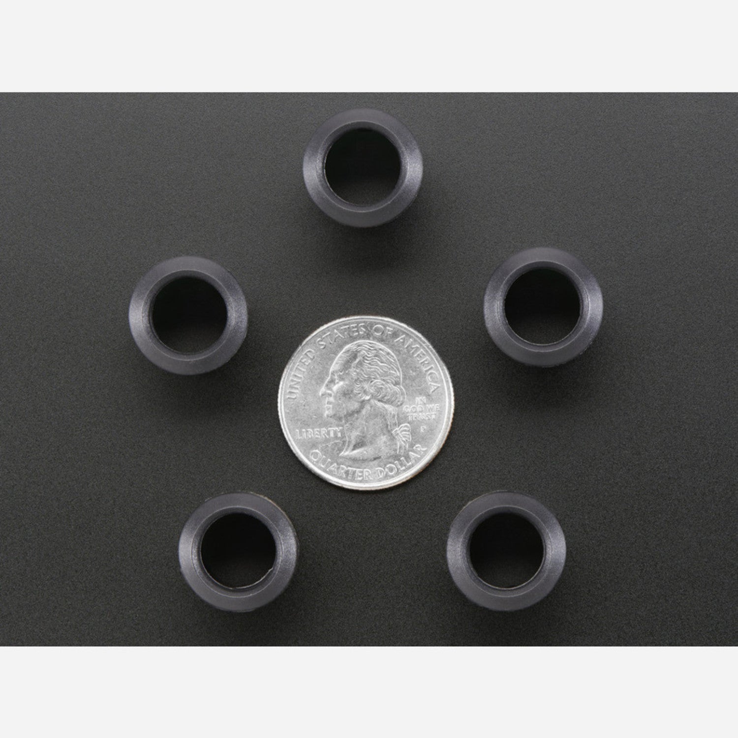 Pack of 5 High - Quality 10mm Plastic Beveled LED Holders for Secure LED Installation