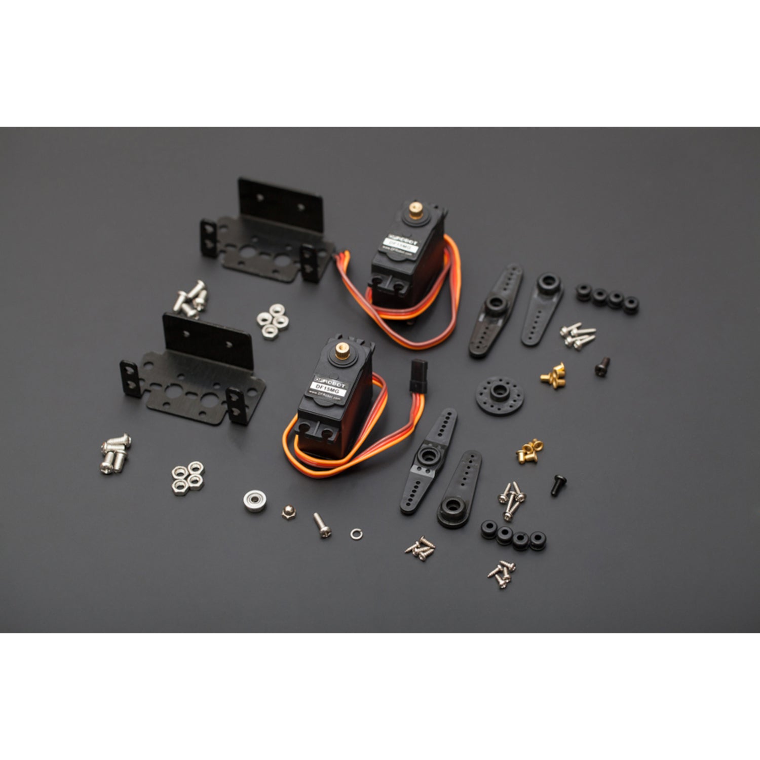 DF15MG High-Torque 15kg Pan and Tilt Kit for Horizontal Surface Mount