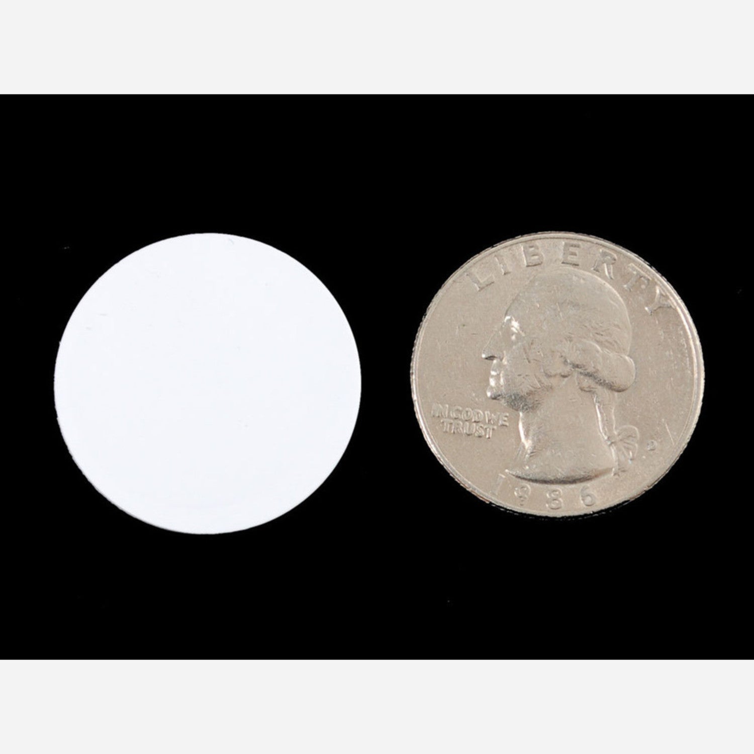 13.56MHz RFID/NFC White Laundry Tag with 1KB Data Storage