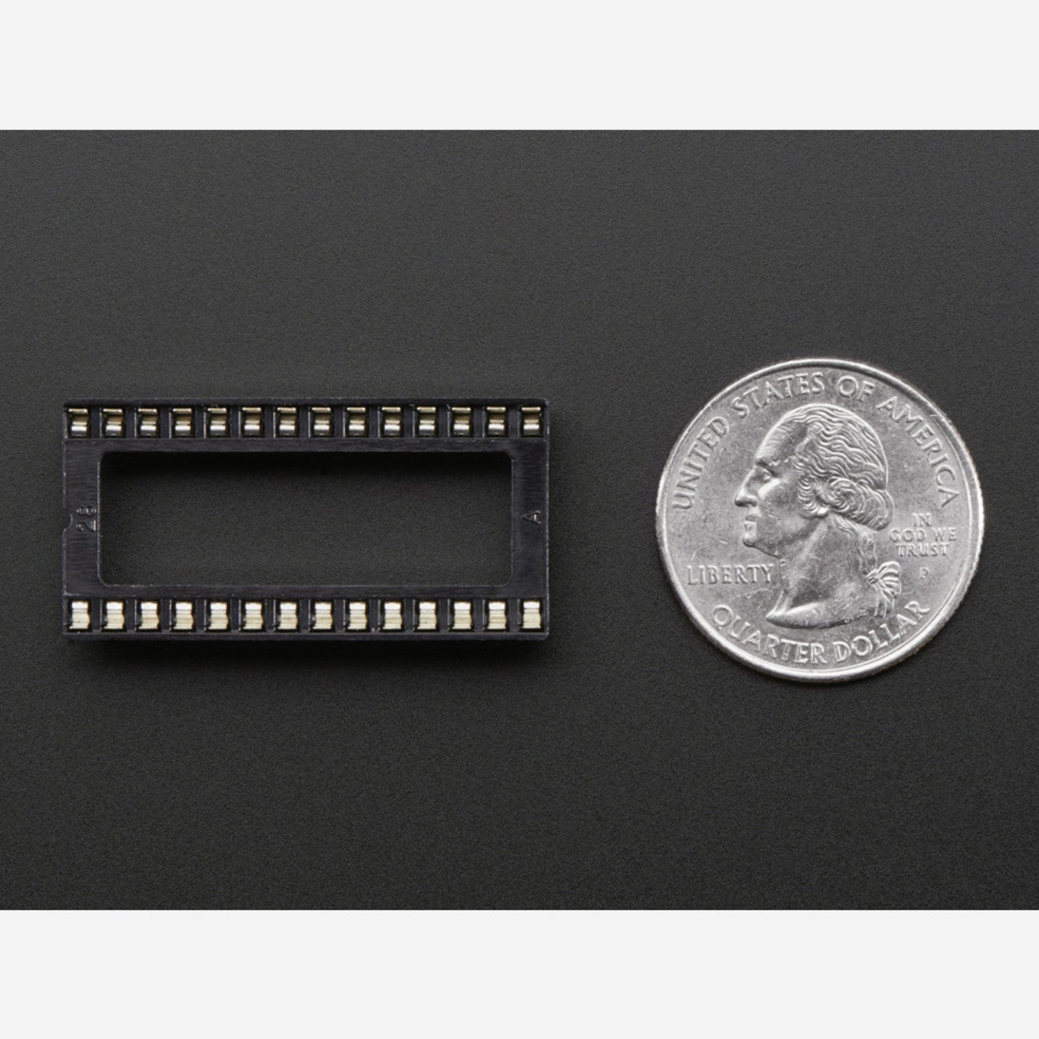Integrated Circuit (IC) Socket - Pack of 3 for 28-pin 0.6-inch Wide Chips