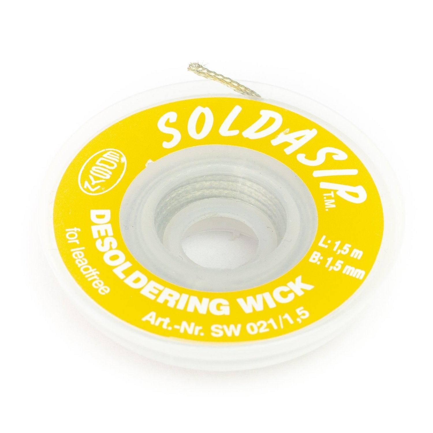 1.5m 1.5mm Lead-Free Desoldering Wick for Precise Circuit Fixes