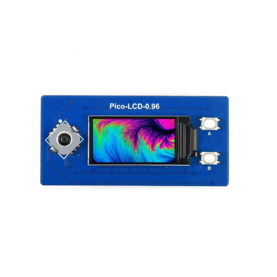 0.96 - inch LCD Display Module with 65K Colors and 160×80 Resolution for Raspberry Pi Pico, Featuring SPI Interface