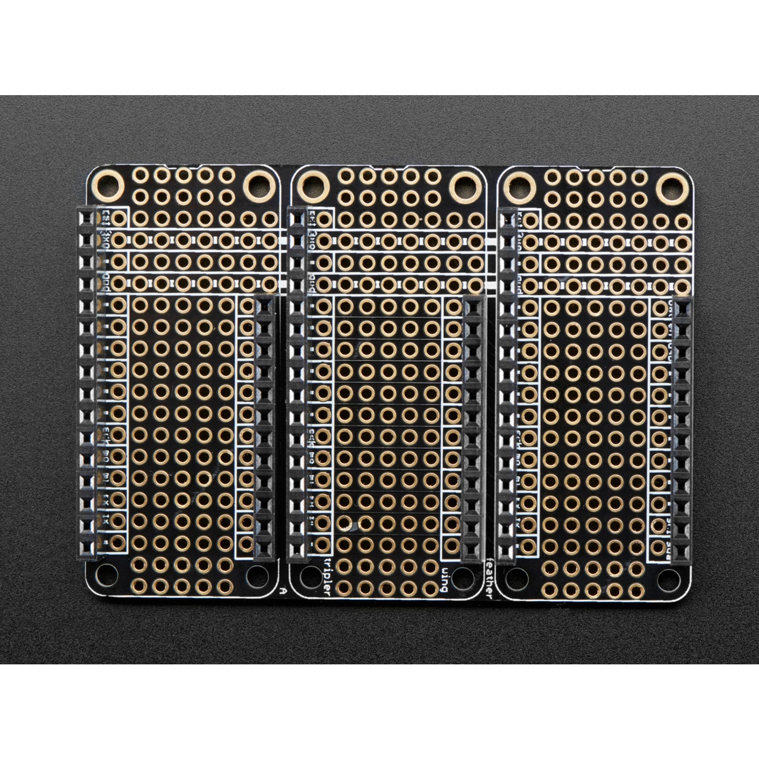 Mini Prototyping Add - on Kit for Feathers: FeatherWing Tripler