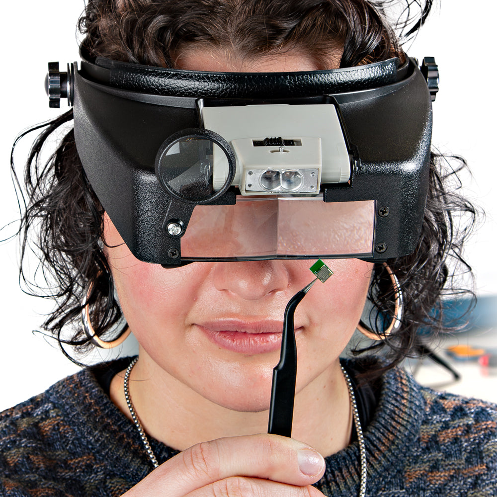 iFixit Professional Head - Mounted Magnifier for Jewelry Makers, Lab Workers, and Craft Enthusiasts