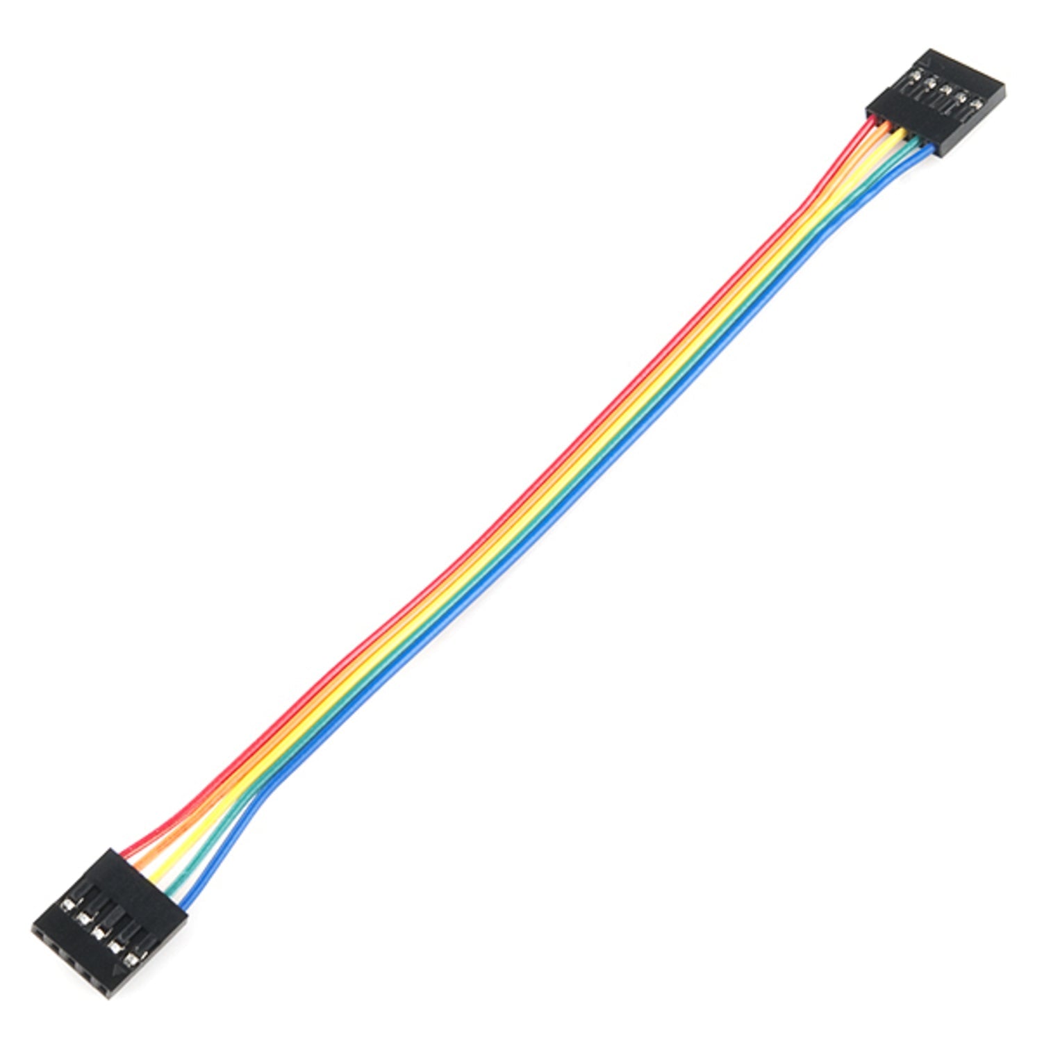 6-Feet Long 5-Pin 0.1 Jumper Wires for Board Connections