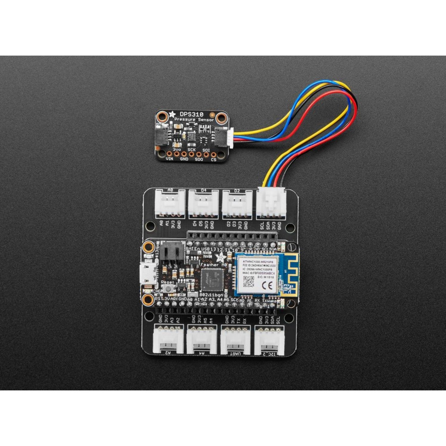 100mm Long Grove to STEMMA QT / SparkFun Qwiic / JST SH Connecting Cable for Electronic Projects