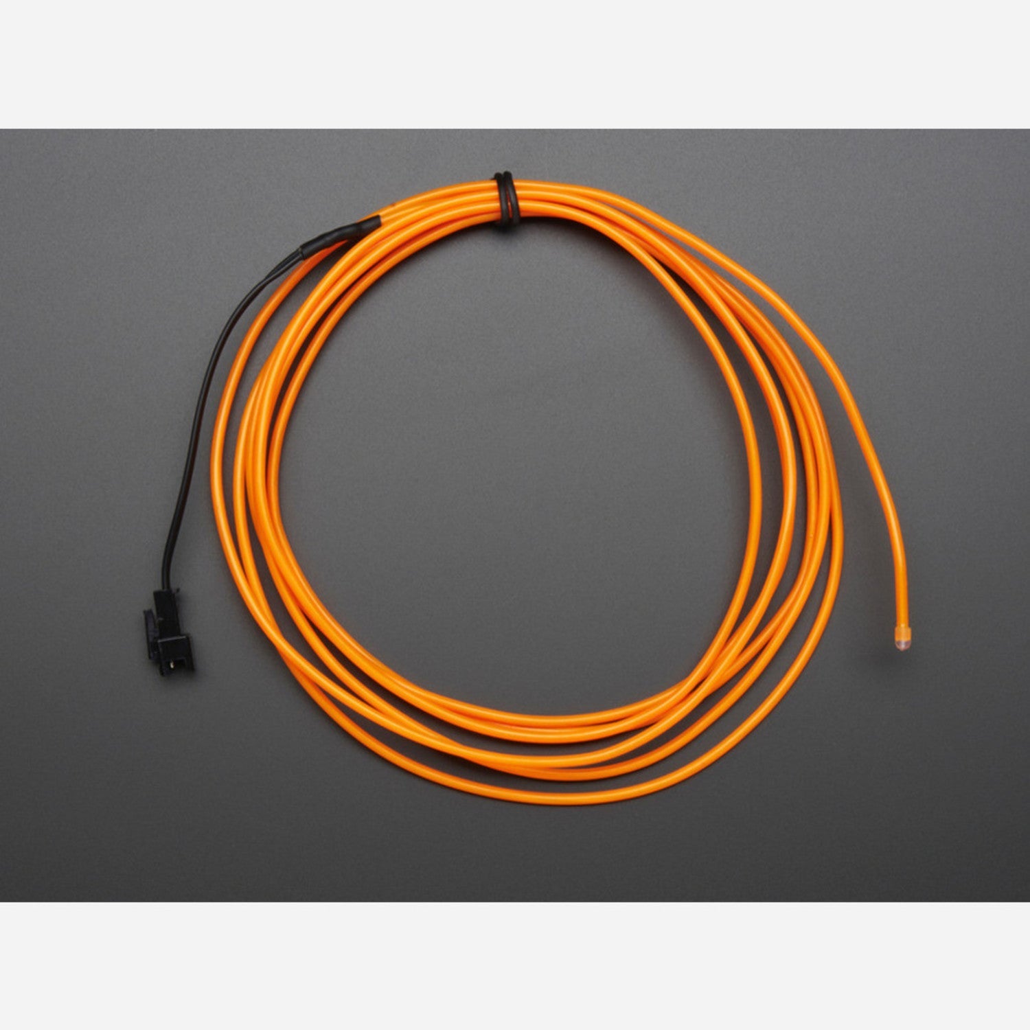 High-Intensity Orange Electroluminescent (EL) Lighting Wire - 2.5 Meters with Long Lifespan and High Brightness