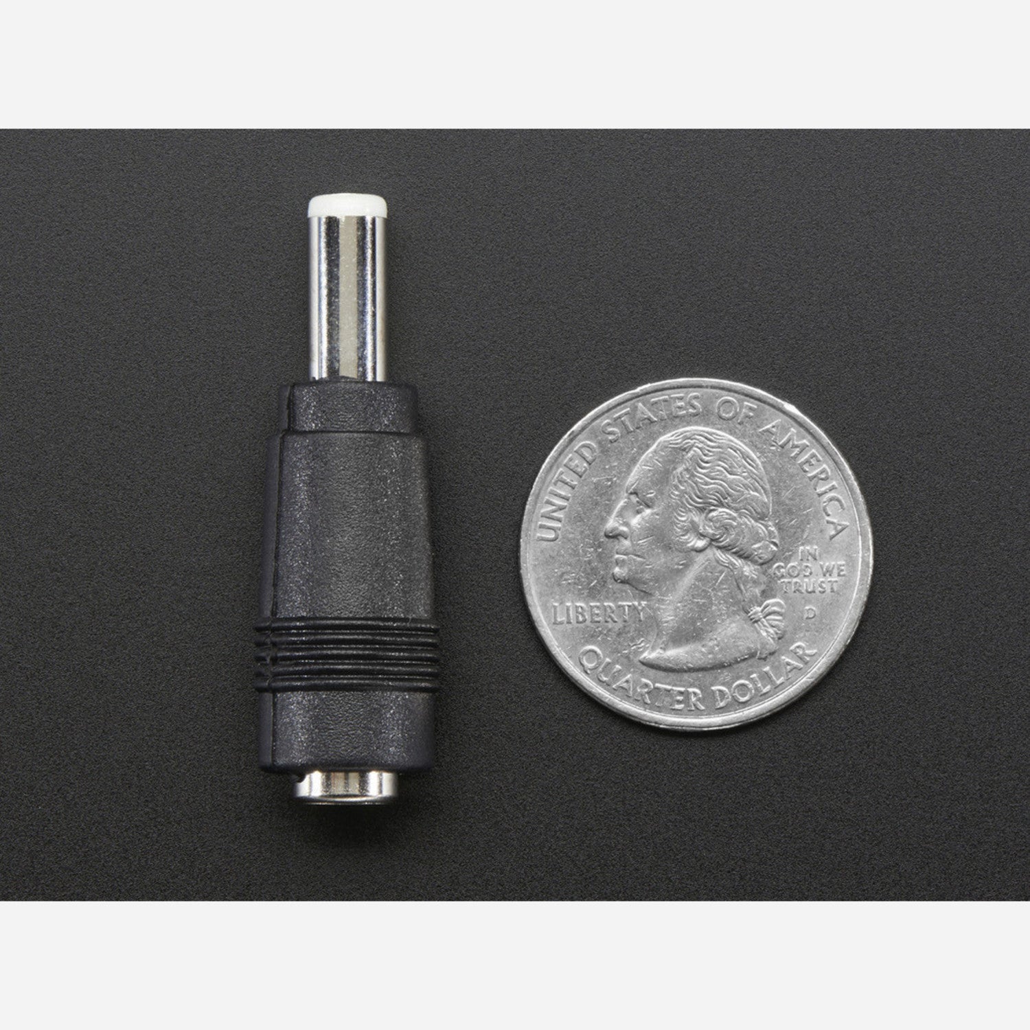 DC Barrel Plug Adapter for Converting 2.1mm Plug to 2.5mm Jack