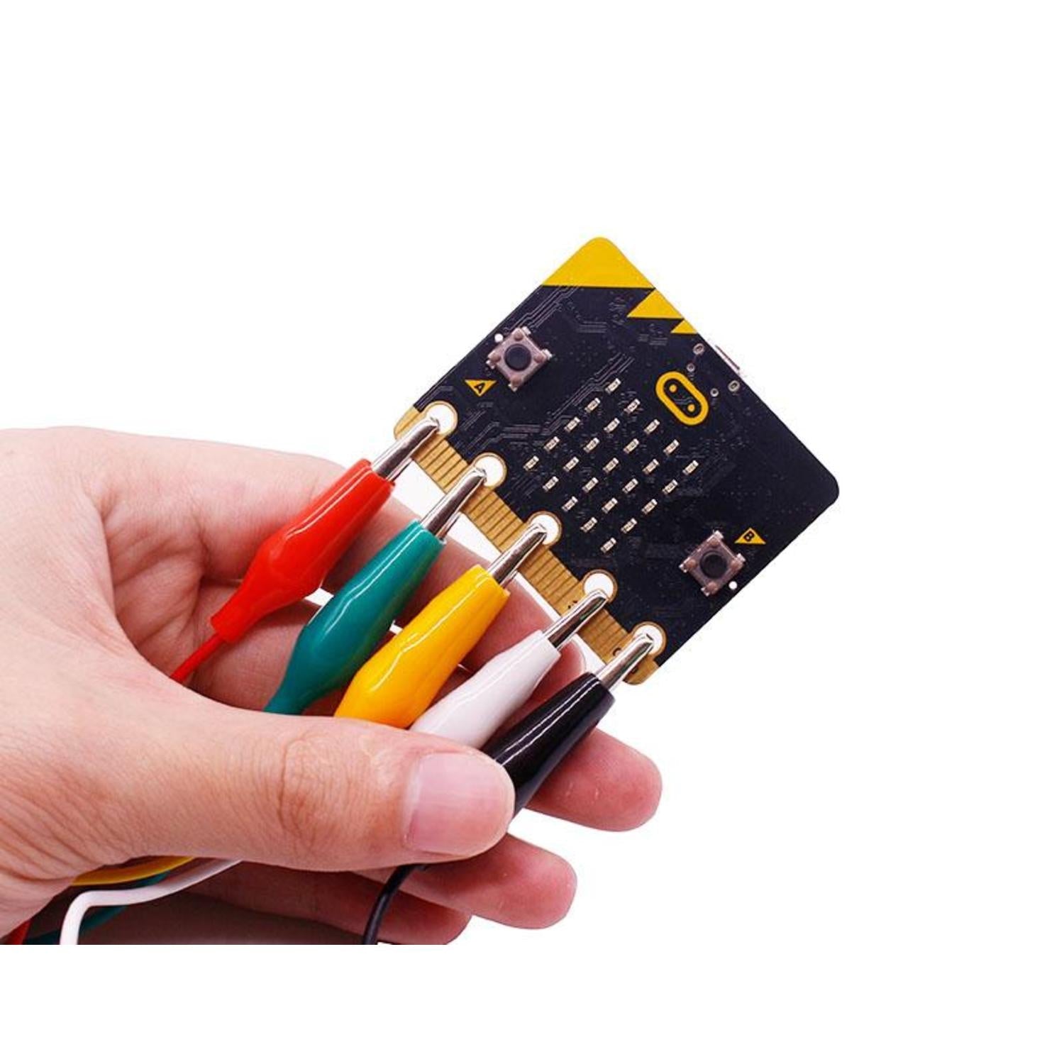 10-piece Set of 35cm DIY Alligator Clips Connection Cables for BBC micro:bit