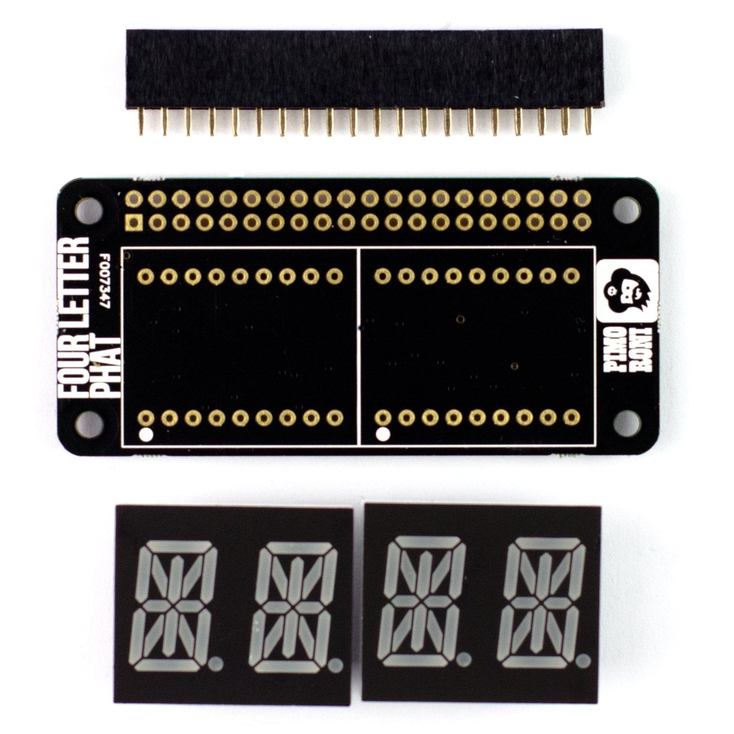 Four - Segment Letter Display pHAT for Raspberry Pi Projects