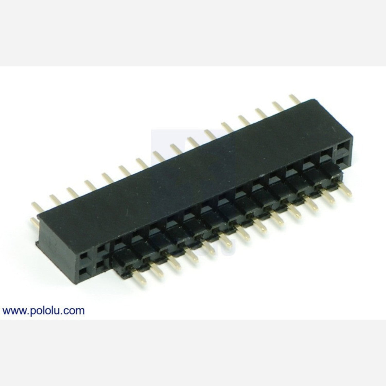 Electrical Connector - 0.100 Inch (2.54 mm) Female Header with a 2x16-Pin Straight Design