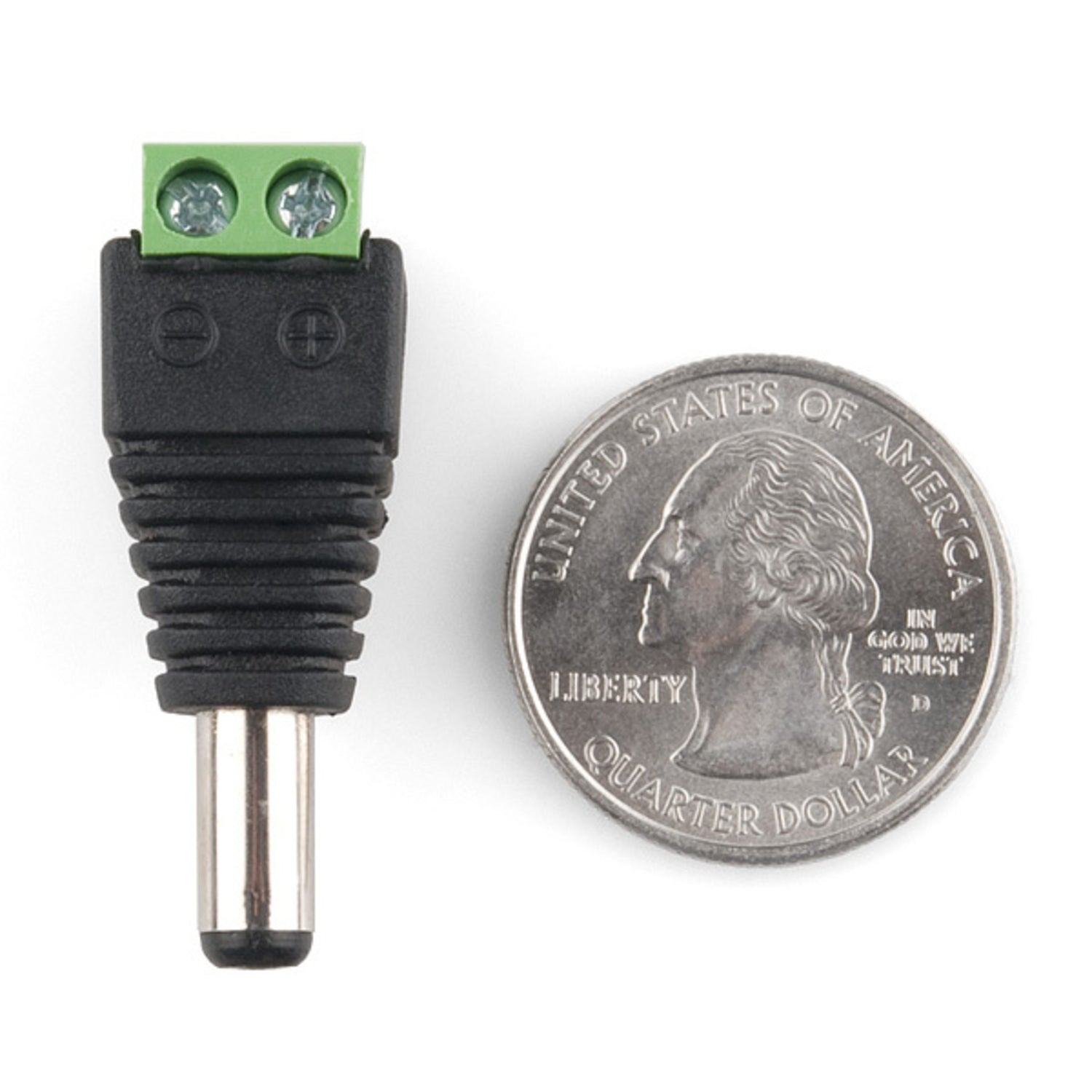 Male DC Barrel Jack Adapter for Easy Bare Wire Connection