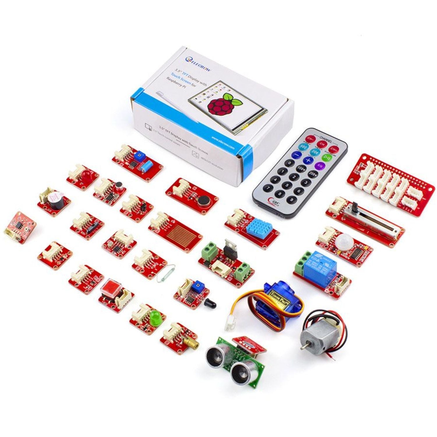 Comprehensive Crowtail Starter Kit for Raspberry Pi IoT Projects