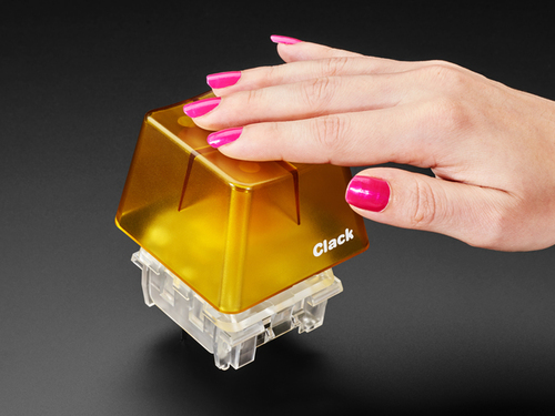Single Piece Kailh Big Linear Dark Yellow Mechanical Key Switch