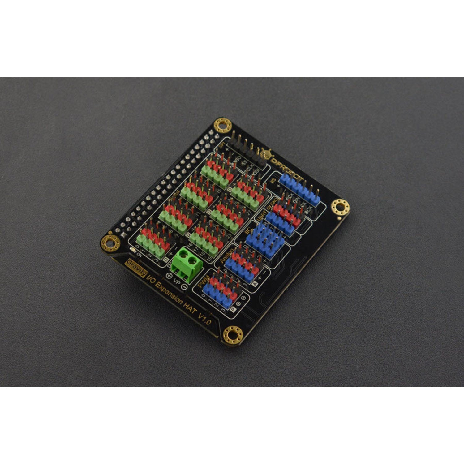 Raspberry Pi 4B/3B+ IO Expansion Hat - An Ideal Expansion Accessory for Your Raspberry Pi
